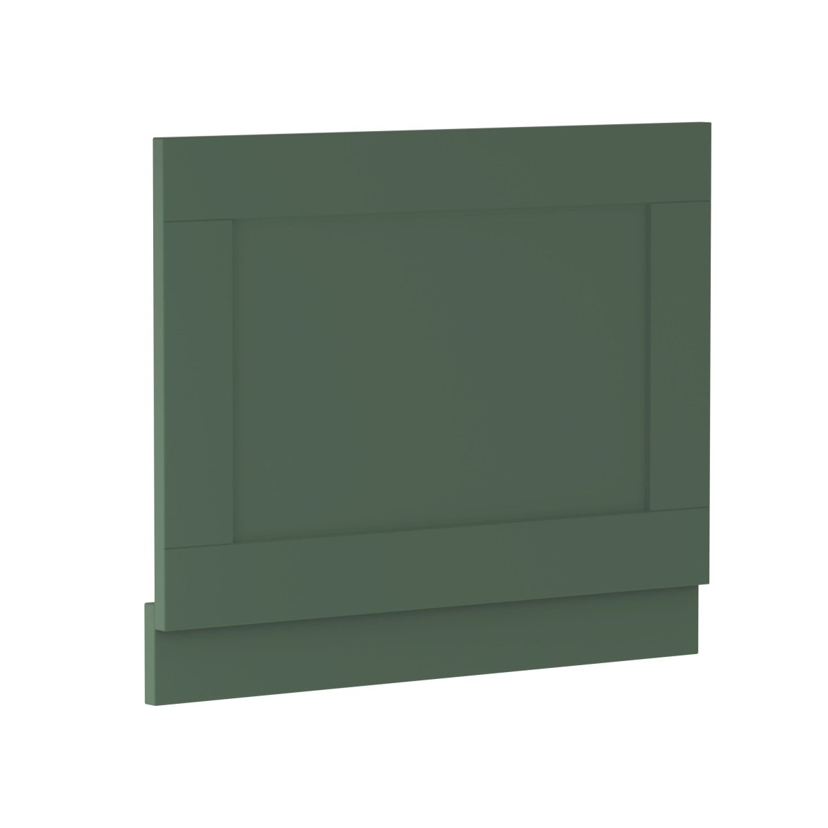 Old London Straight End Bath Panel, Modern Bath Panel for Classic Straight Baths, Durable Bathroom Furniture Accessory in Smooth Woodgrain Hunter Green Finish, 700mm