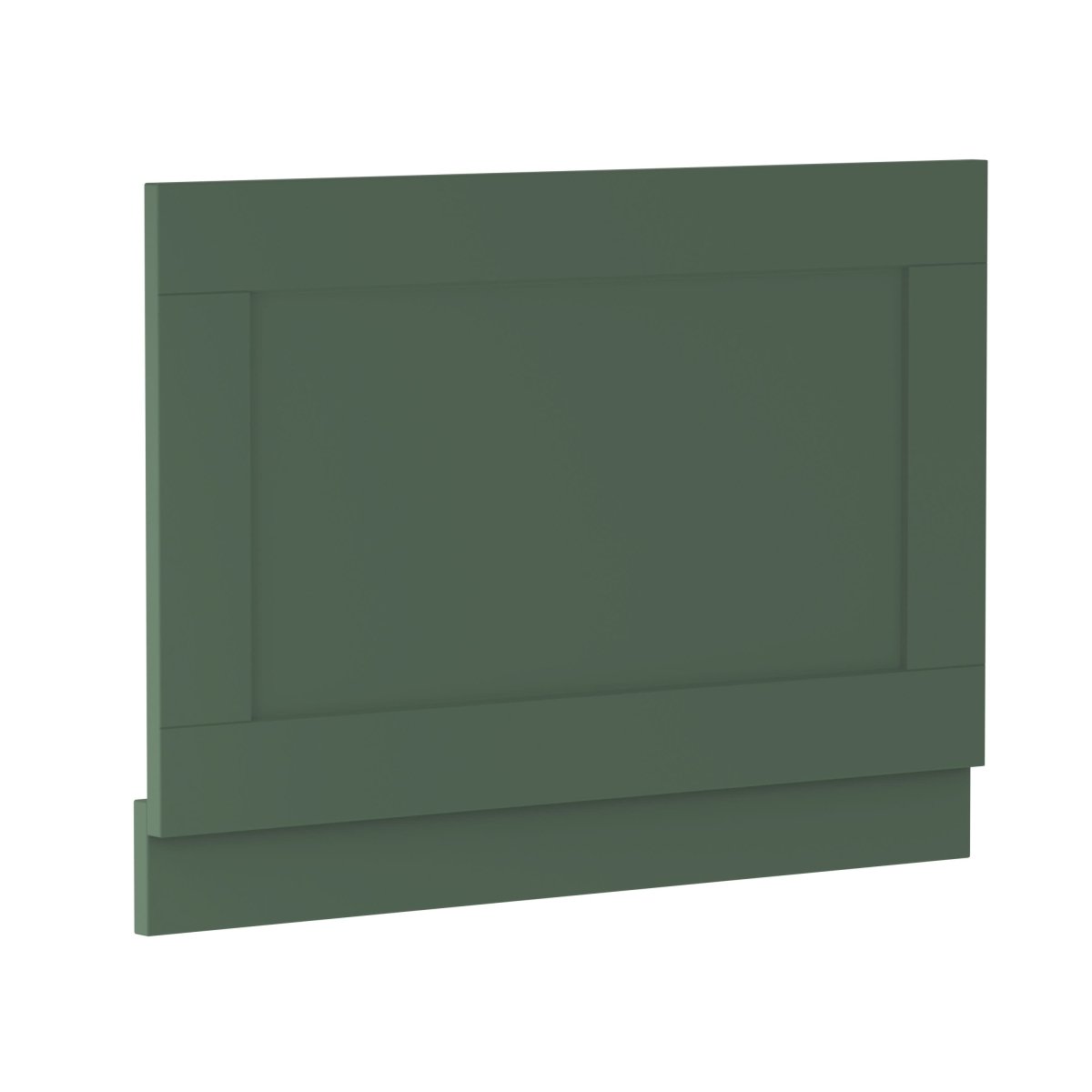 Old London Straight End Bath Panel, Modern Bath Panel for Classic Straight Baths, Durable Bathroom Furniture Accessory in Smooth Woodgrain Hunter Green Finish, 800mm