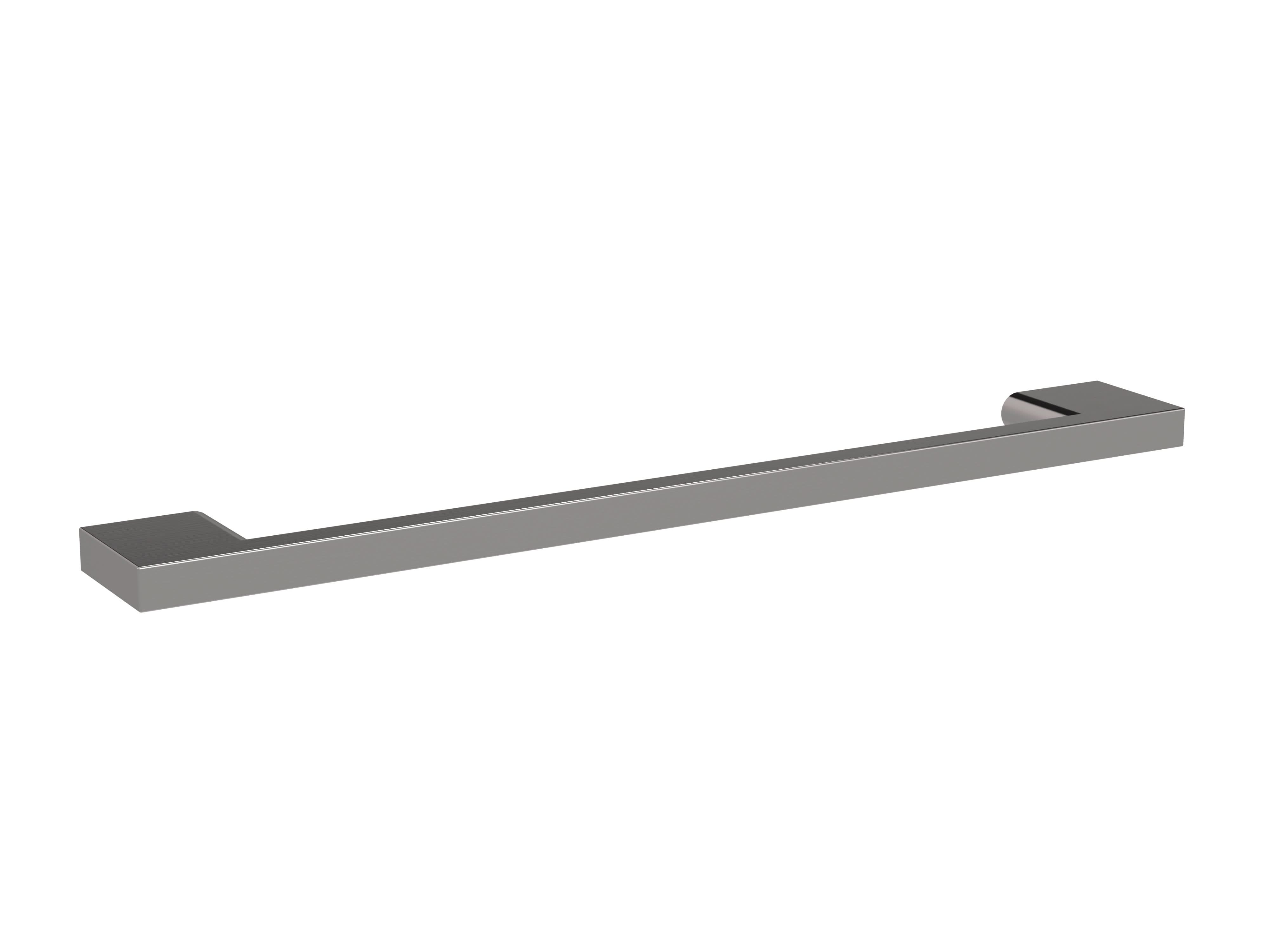 Nuie D Handle, Crafted from High-quality Brass, Durable Bathroom Accessories, Brushed Pewter, 192mm