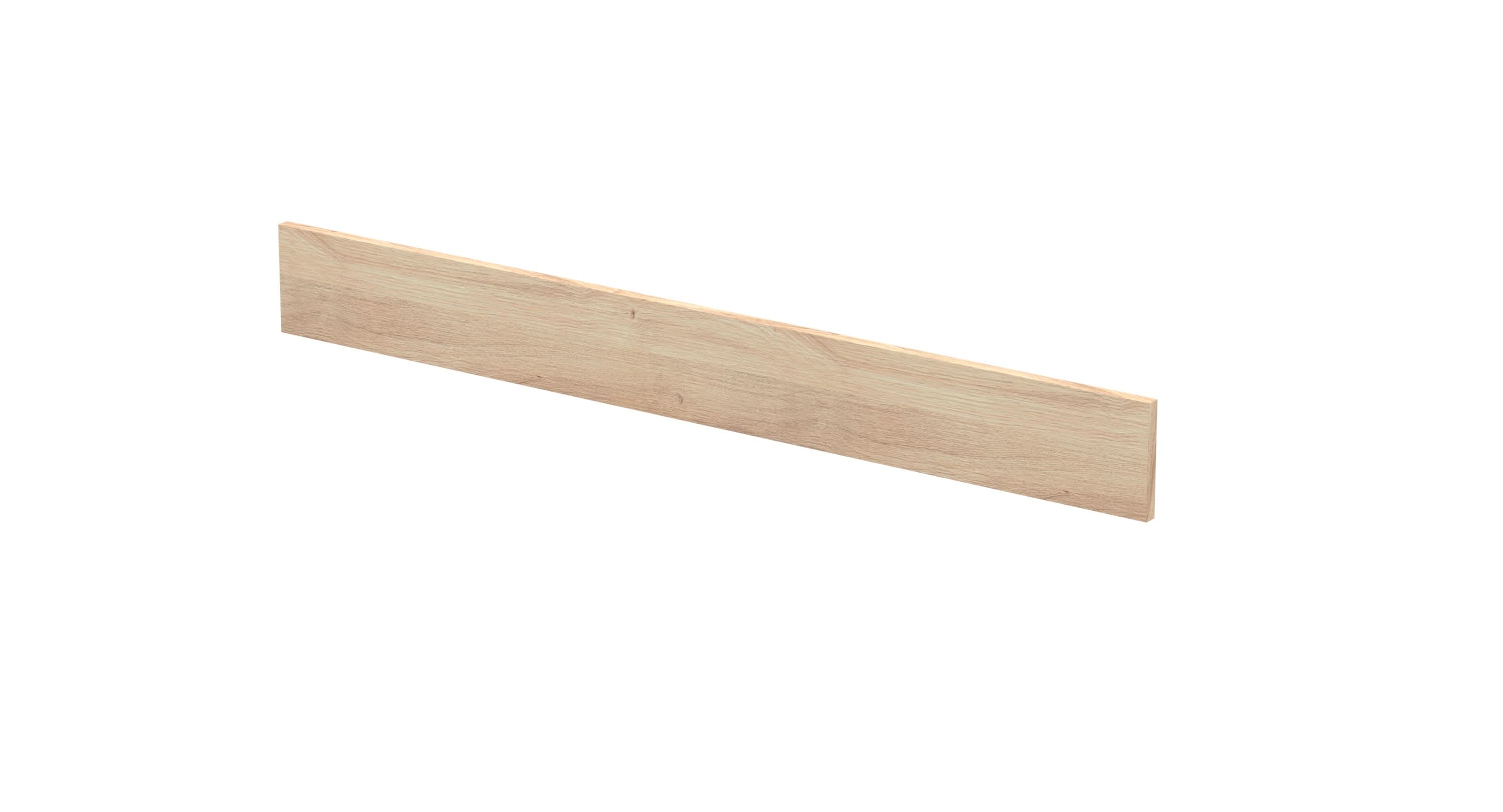 Hudson Reed Fusion Fitted Plinth, Durable End Panel and Bath Side Panel for Modern Bathrooms in Bleached Oak Finish, 1250mm