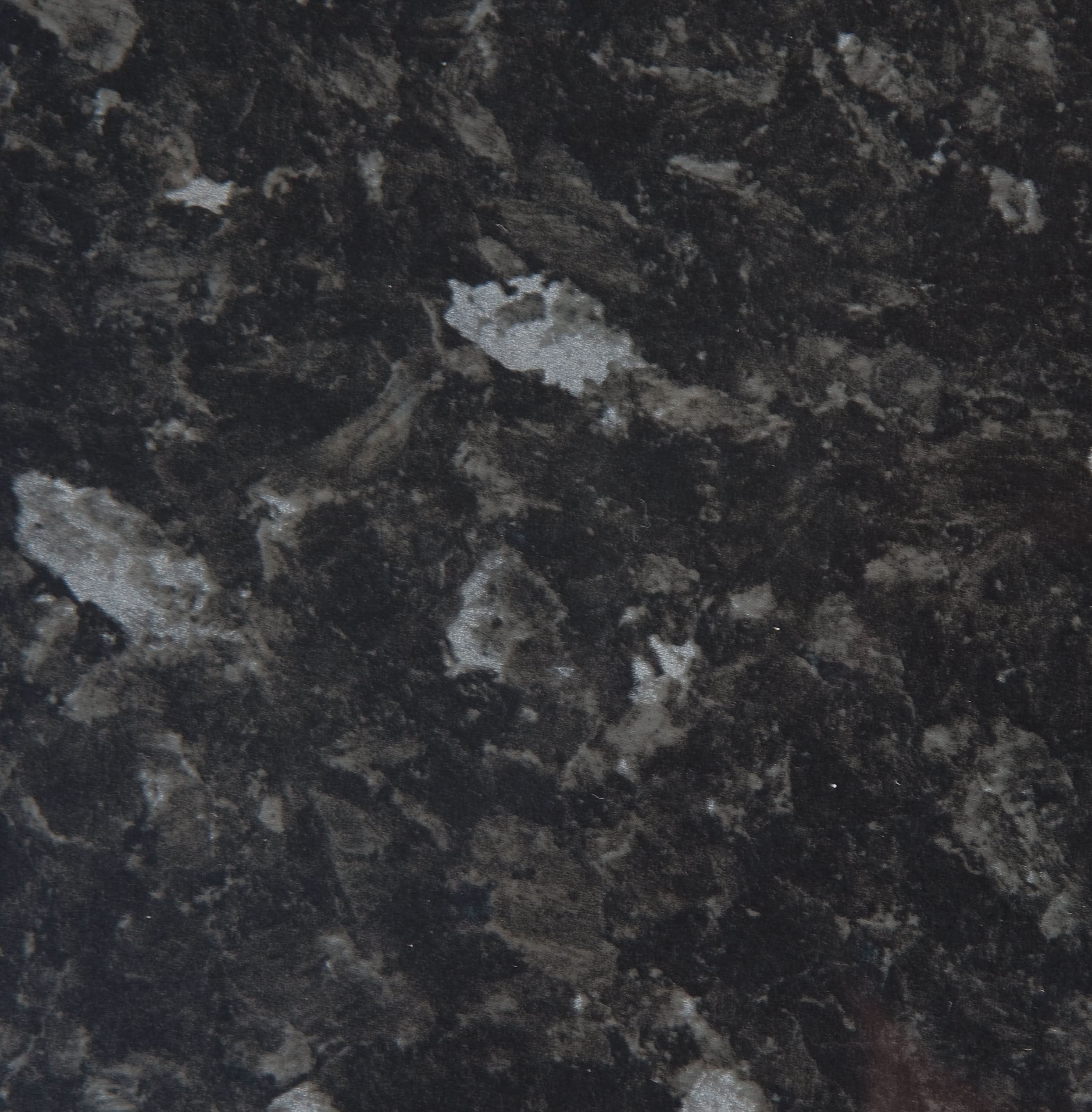 Hudson Reed Fusion Fitted Laminate Worktop, Laminated Stone Worktops for Vanity Units in Black Slate Gloss Finish, 2000 x 365mm