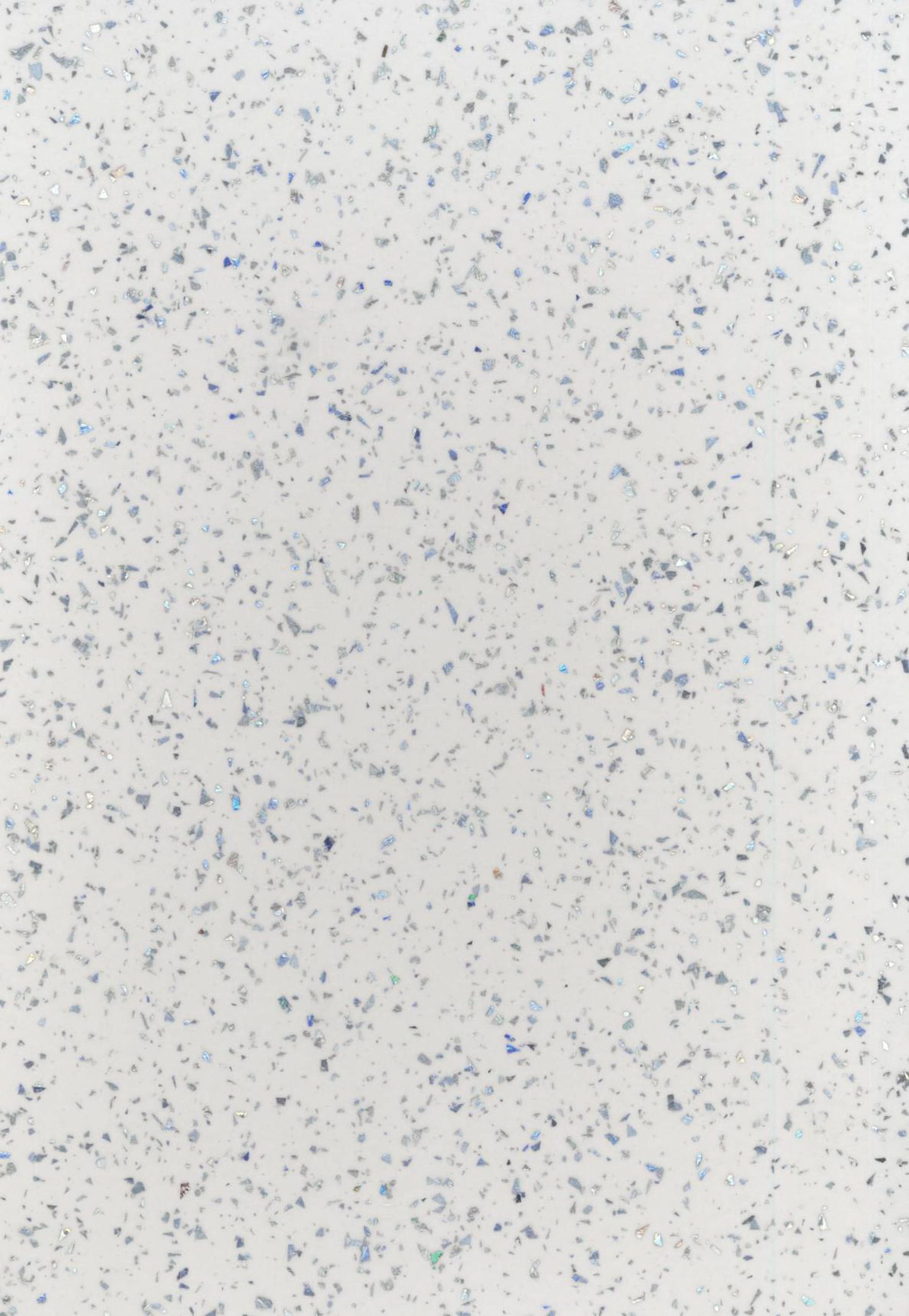 Hudson Reed Fusion Fitted Laminate Worktop, Laminated Stone Worktops for Vanity Units in White Sparkle Finish, 2000 x 365mm