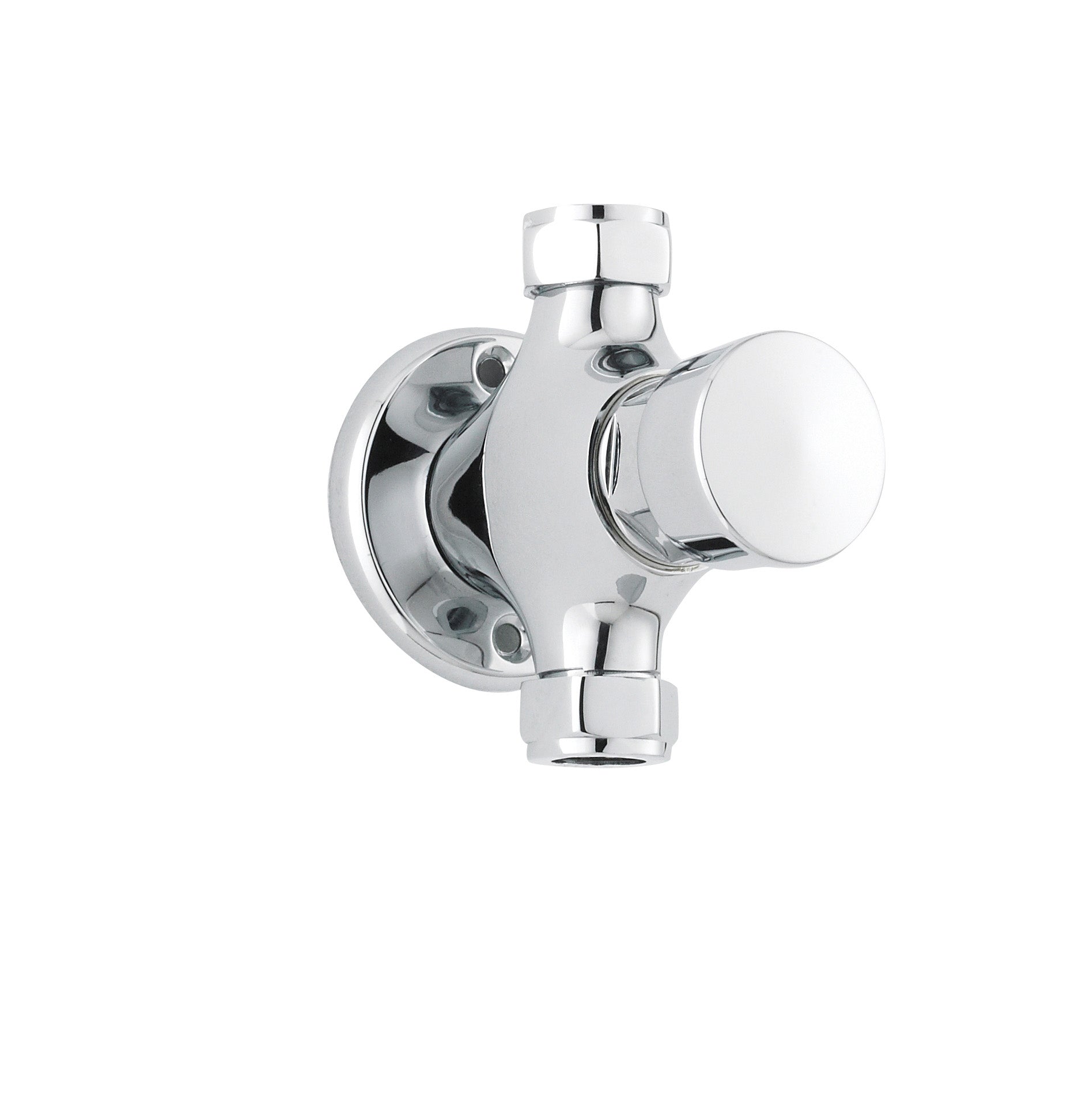 Nuie Self Closing Non-Concussive Exposed Shower Valve - Chrome