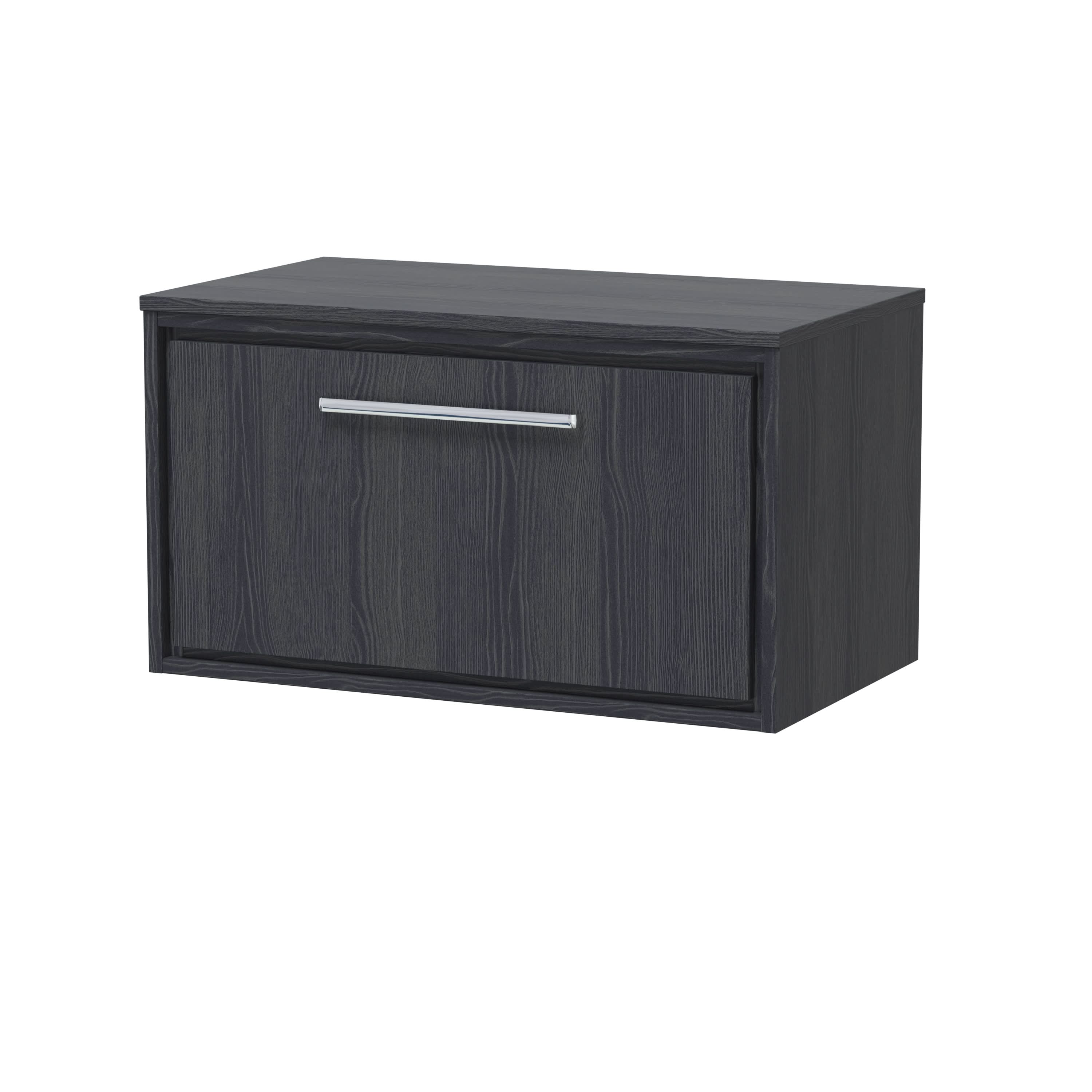 Hudson Reed Lille Countertop Vanity Unit with Worktop, Durable Bathroom Furniture, Single Drawer Modern Vanity Unit for Contemporary Luxury Bathrooms, 800mm