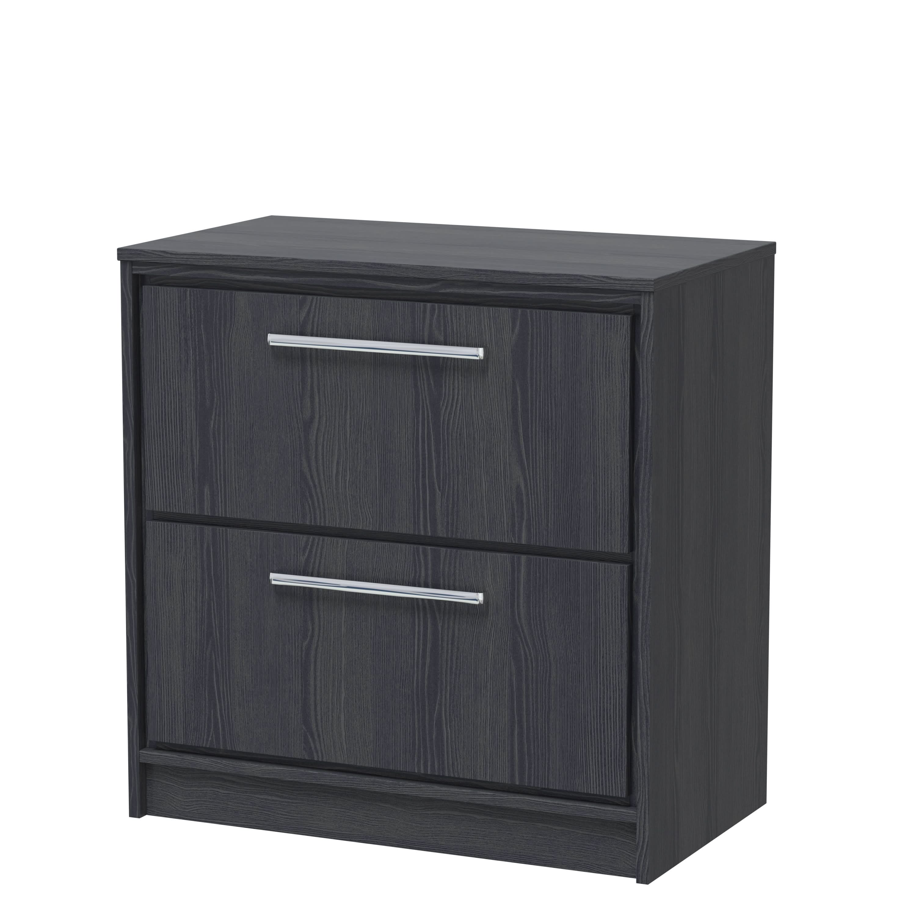 Hudson Reed Lille Countertop Basin Unit, Durable Bathroom Furniture, 2-Drawer Modern Vanity Unit with Worktop for Luxury Bathroom Storage, 800mm