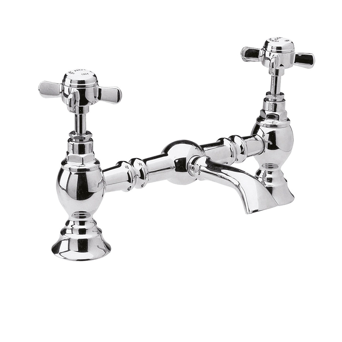 Chatsworth Luxury 2 Hole Basin Mixer Tap - Chrome