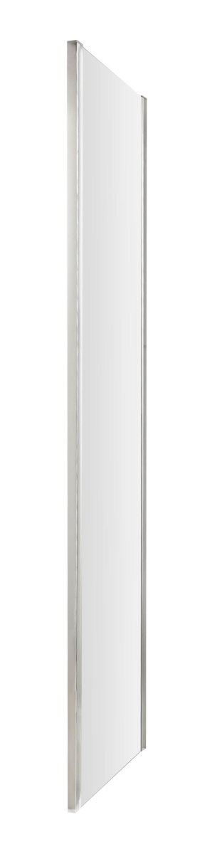 Hudson Reed Apex Side Panel, Durable Semi-Frameless Shower Screen with Toughened Glass and Reversible Design in Chrome, 700mm