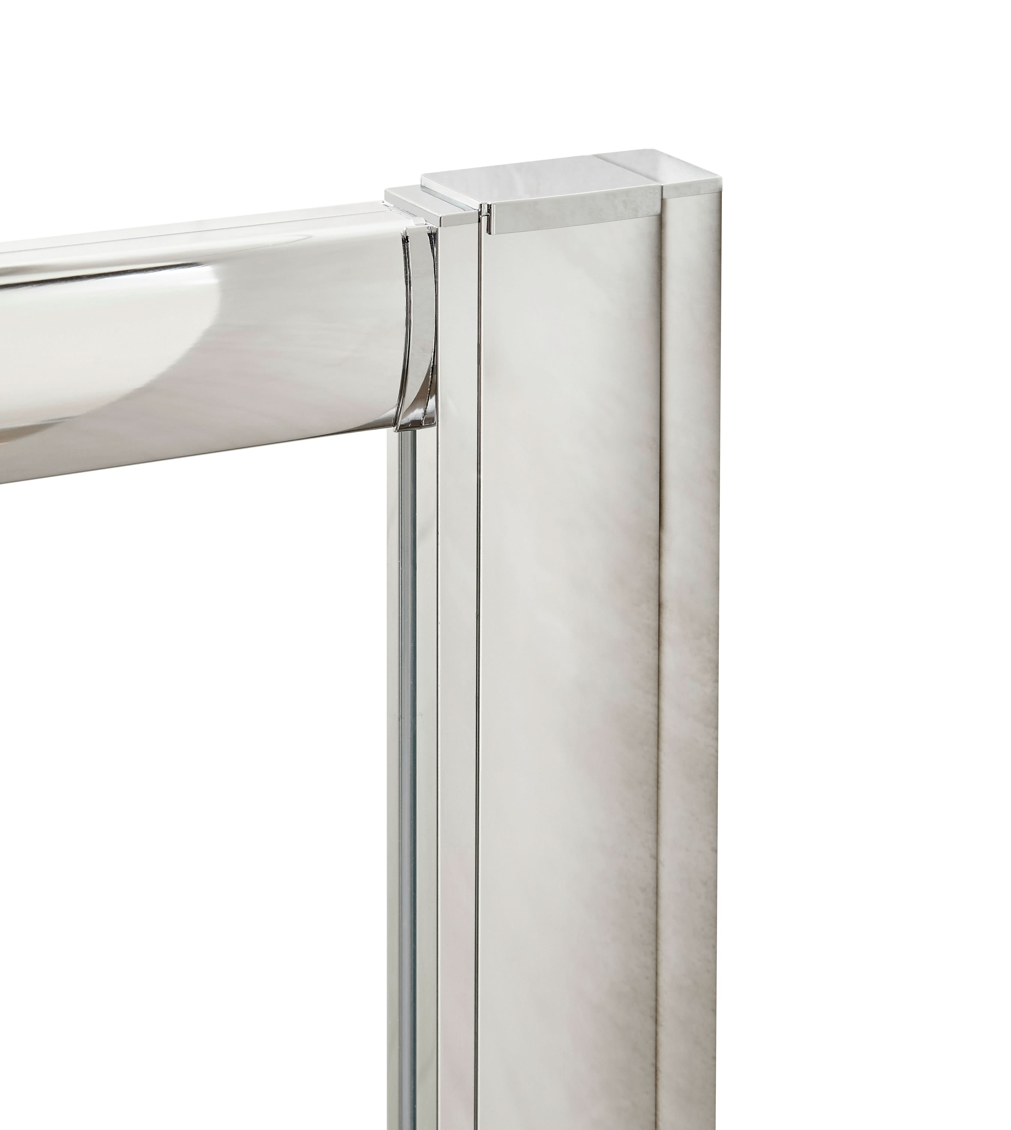 Hudson Reed Shower Profile Extension Kit, Modern Aluminium Bathroom Accessory Enclosures in Polished Chrome Finish, 1900mm