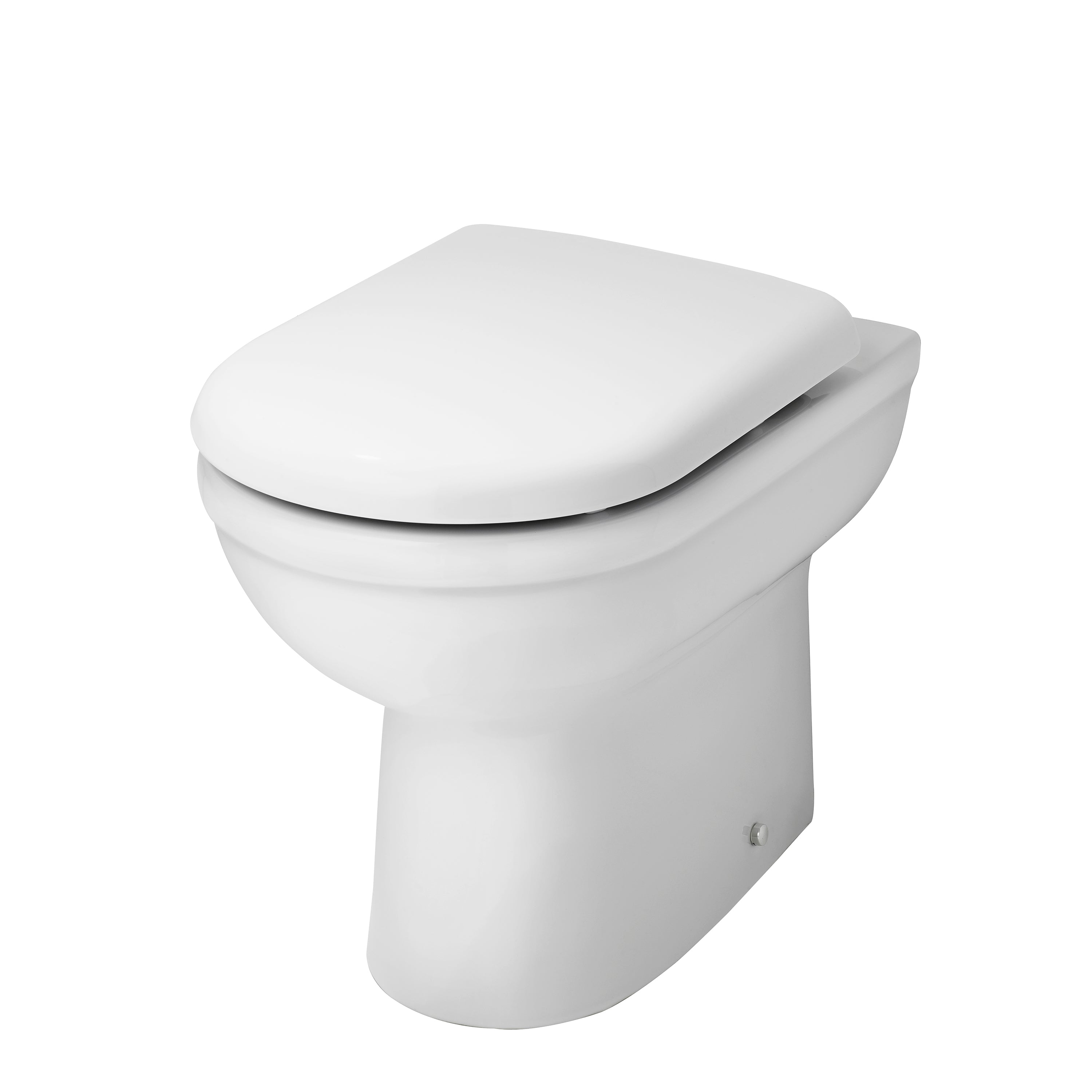 Nuie Ivo Comfort Height Back to Wall Toilet - White