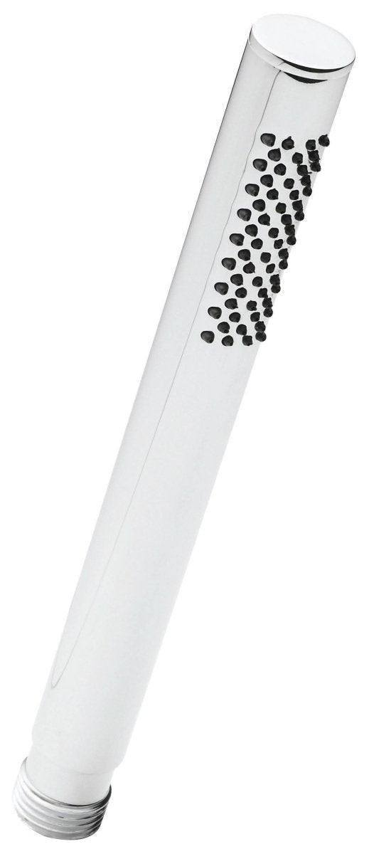 Hudson Reed Brass Pencil Handset, Modern Single Function Spray in Stainless Steel Shower Accessory in Chrome Finish, 195mm x 28mm