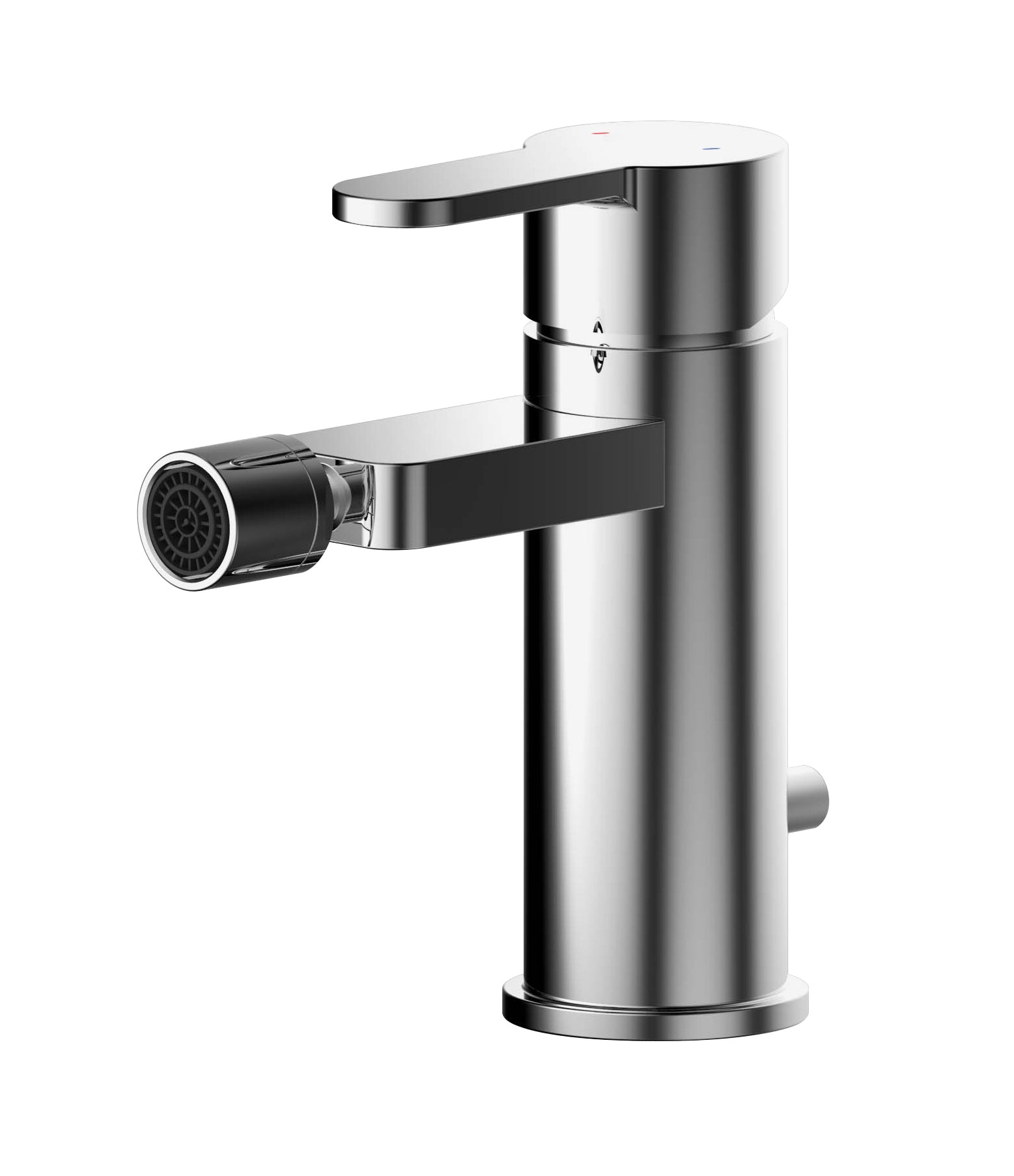 Nuie Arvan Mono Bidet Mixer Tap With Pop Up Waste - Chrome