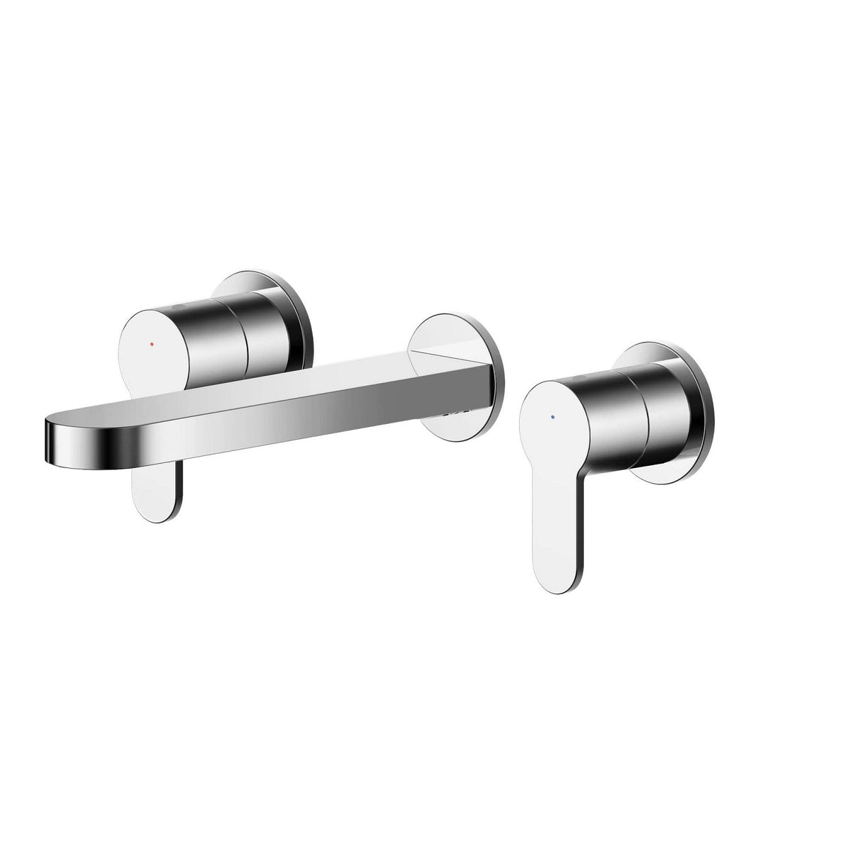 Astor 3 Hole Wall Mounted Basin Mixer Tap - Chrome