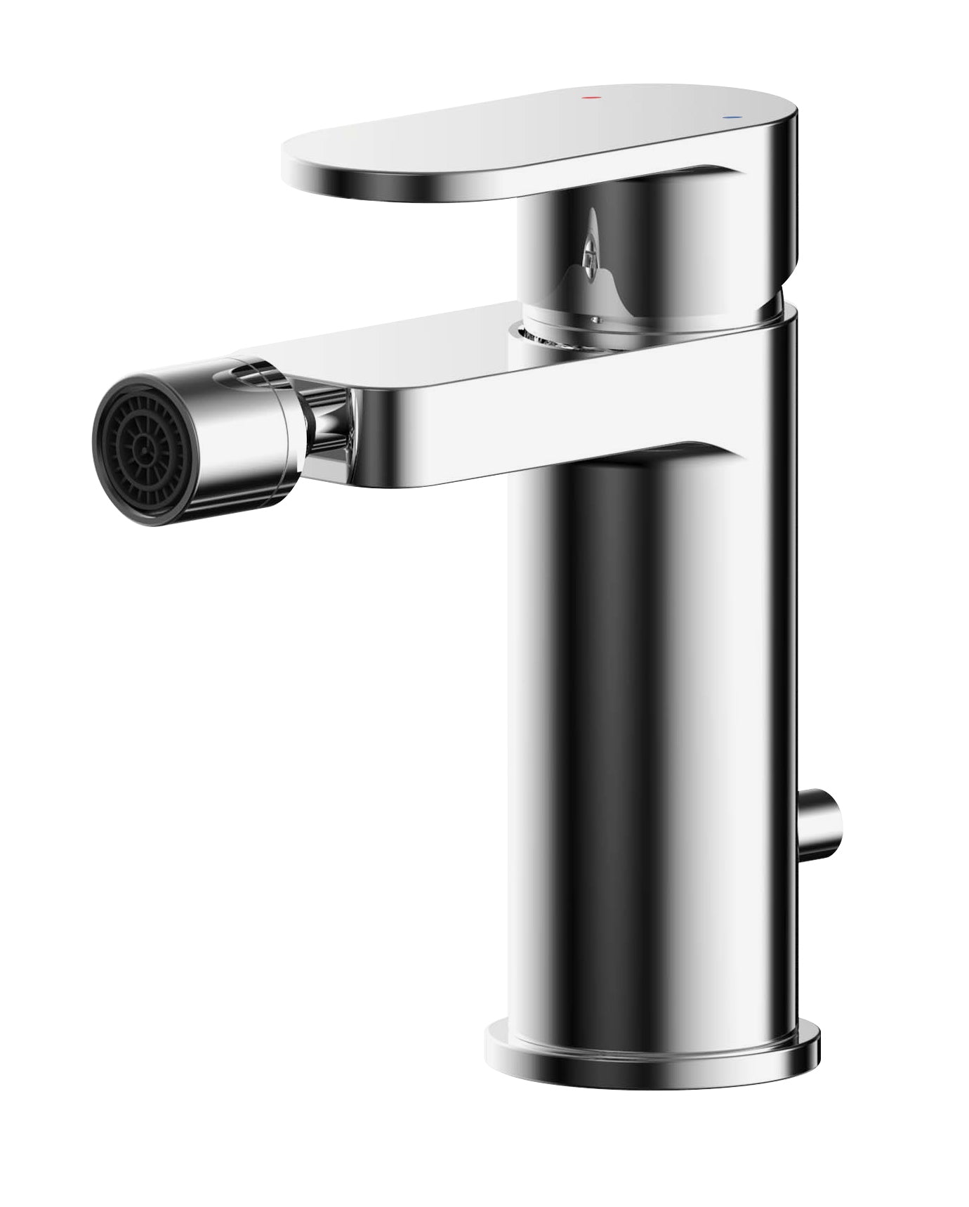 Nuie Binsey Mono Bidet Mixer Tap With Pop Up Waste - Chrome