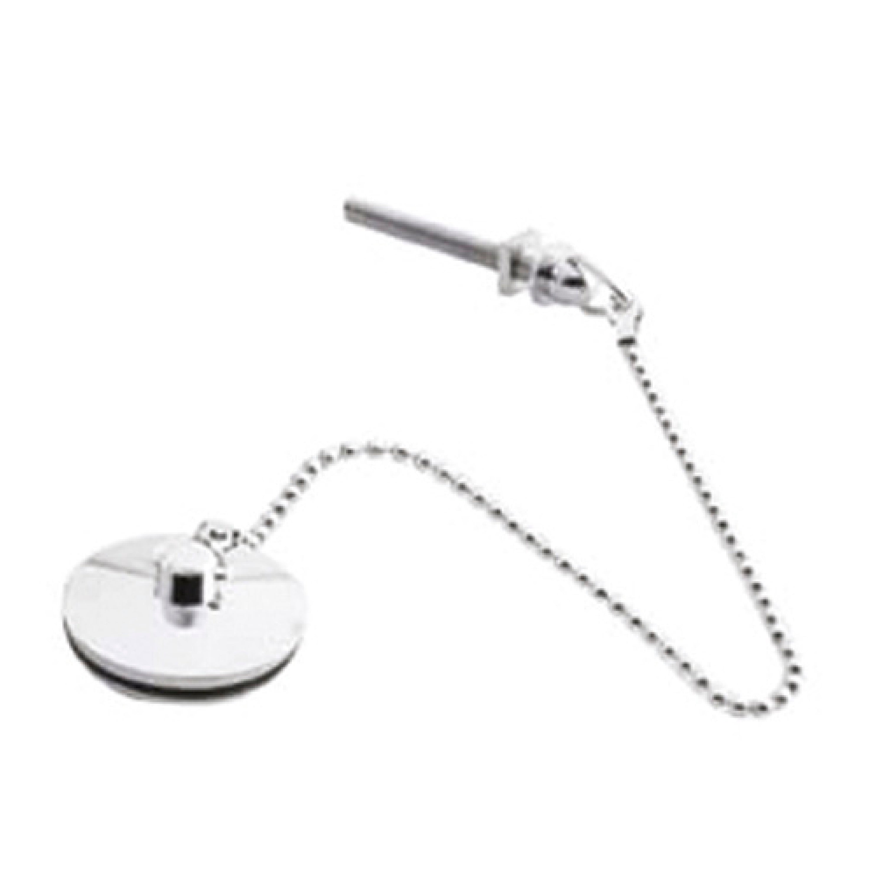 Nuie Brass Basin Plug And Chain Waste - Chrome