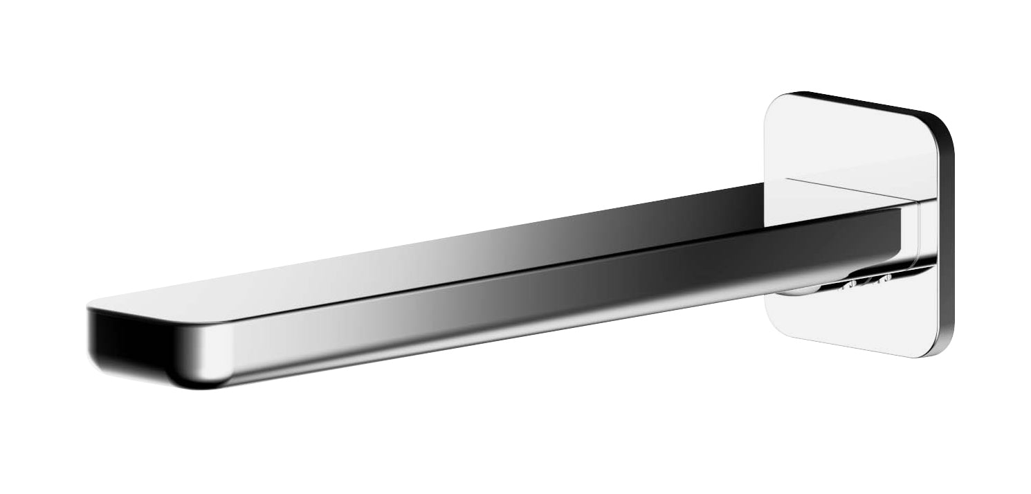 Nuie Windon Wall Mounted Bath Spout - Chrome