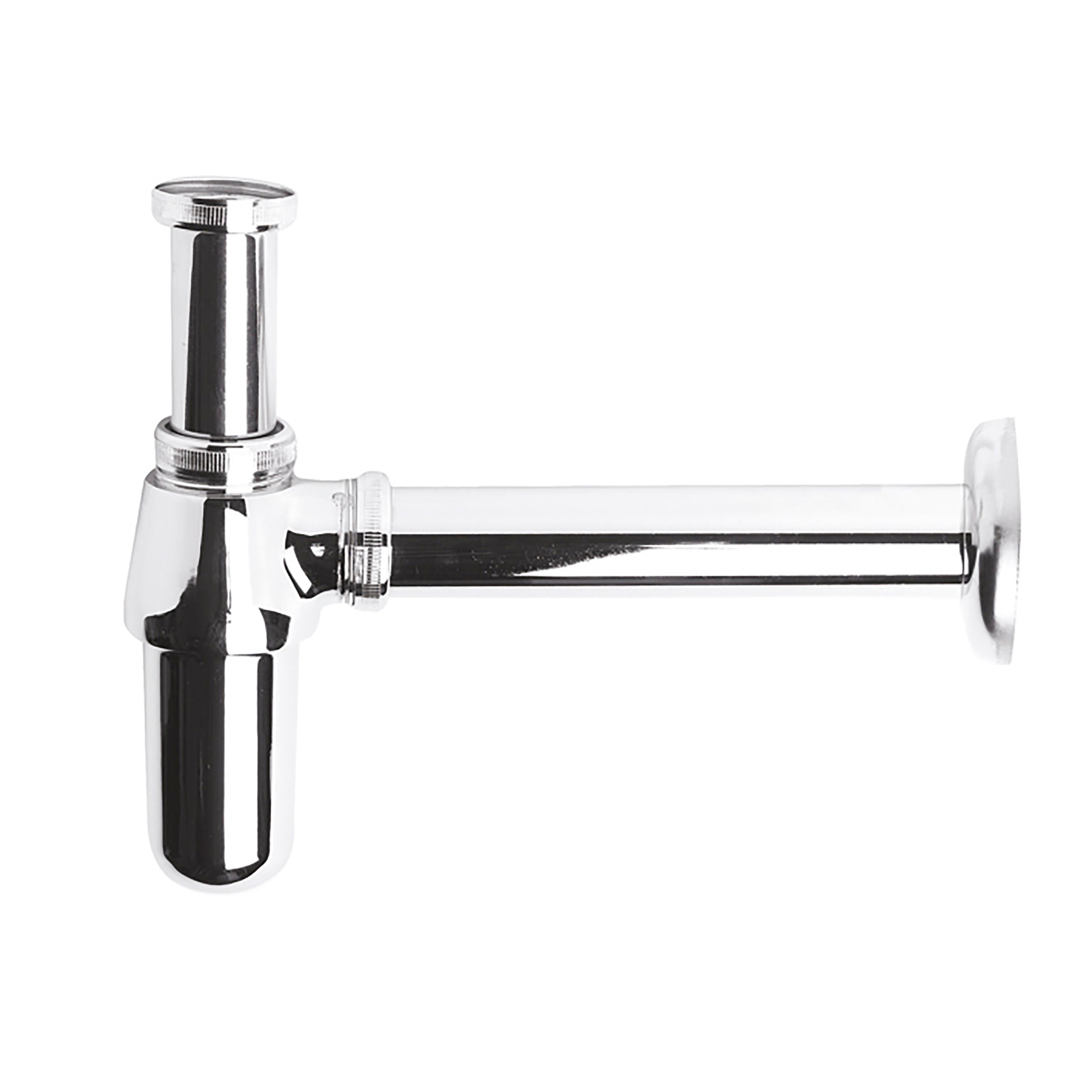 Nuie Basin Bottle Trap With Extension Tube 190mm - Chrome