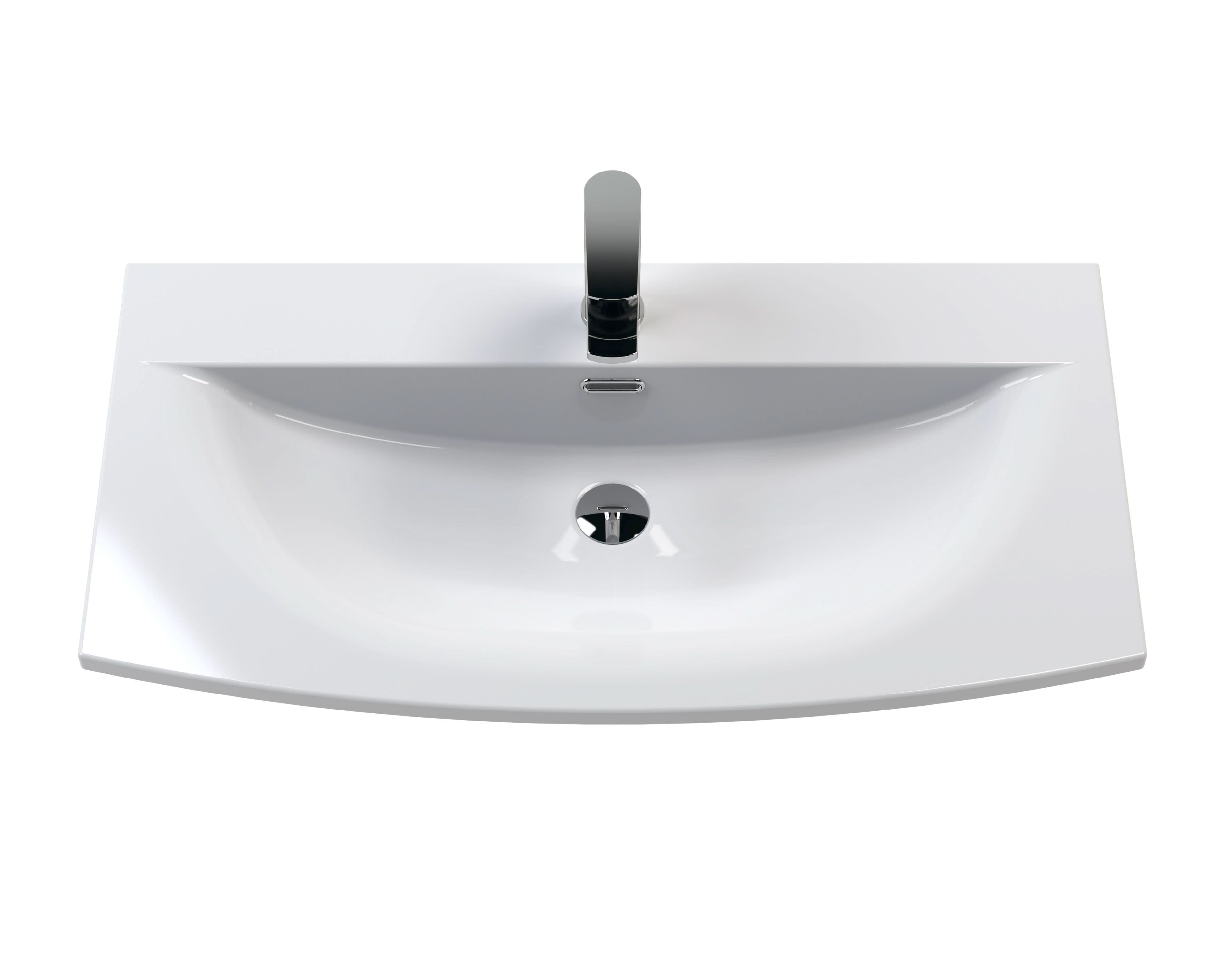 Nuie Deco 1 Drawer Wall Hung Vanity Unit With Basin-4 800mm Wide