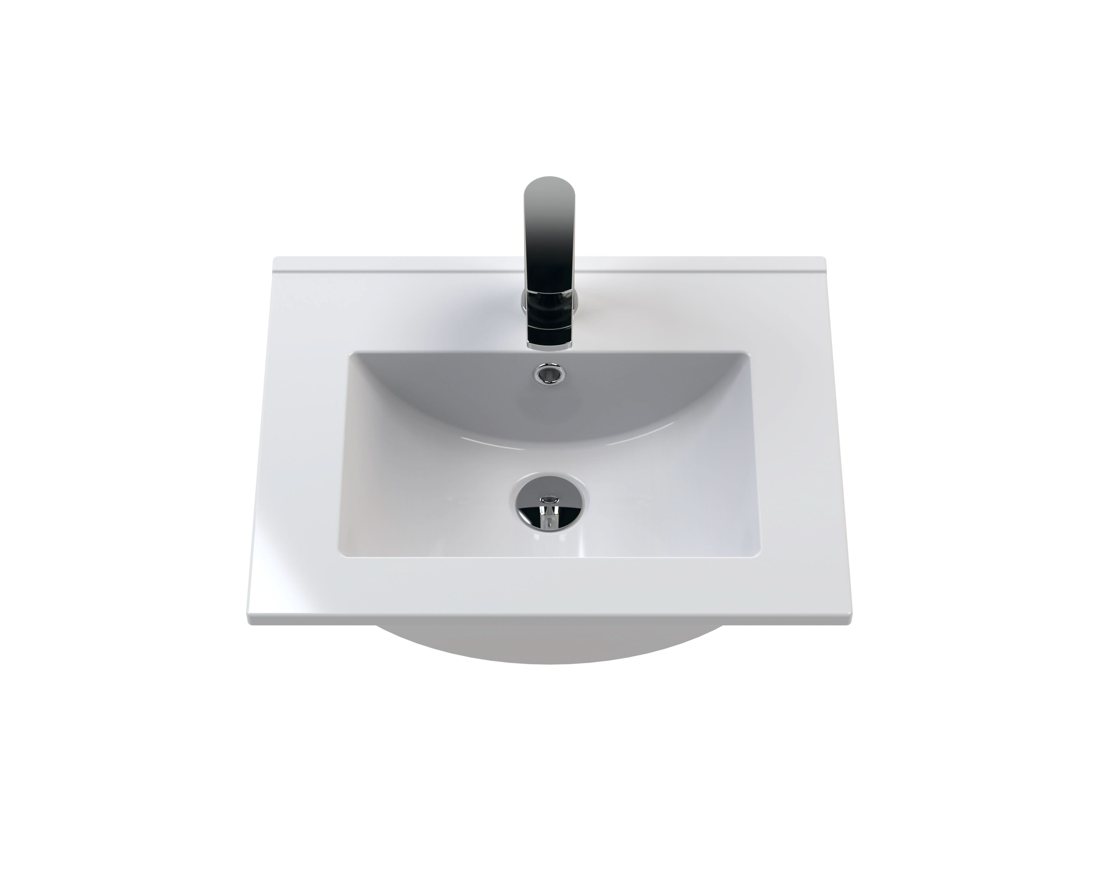 Nuie Deco 2 Door Floorstanding Vanity Unit With Basin-2 500mm Wide