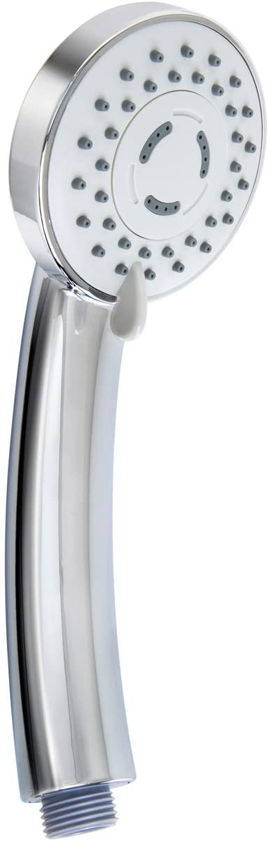iBathUK Renuva Multi Function Hand Held Mixer Shower Head Universal Easy Clean Handset, Modern Bathroom Accessories, Chrome