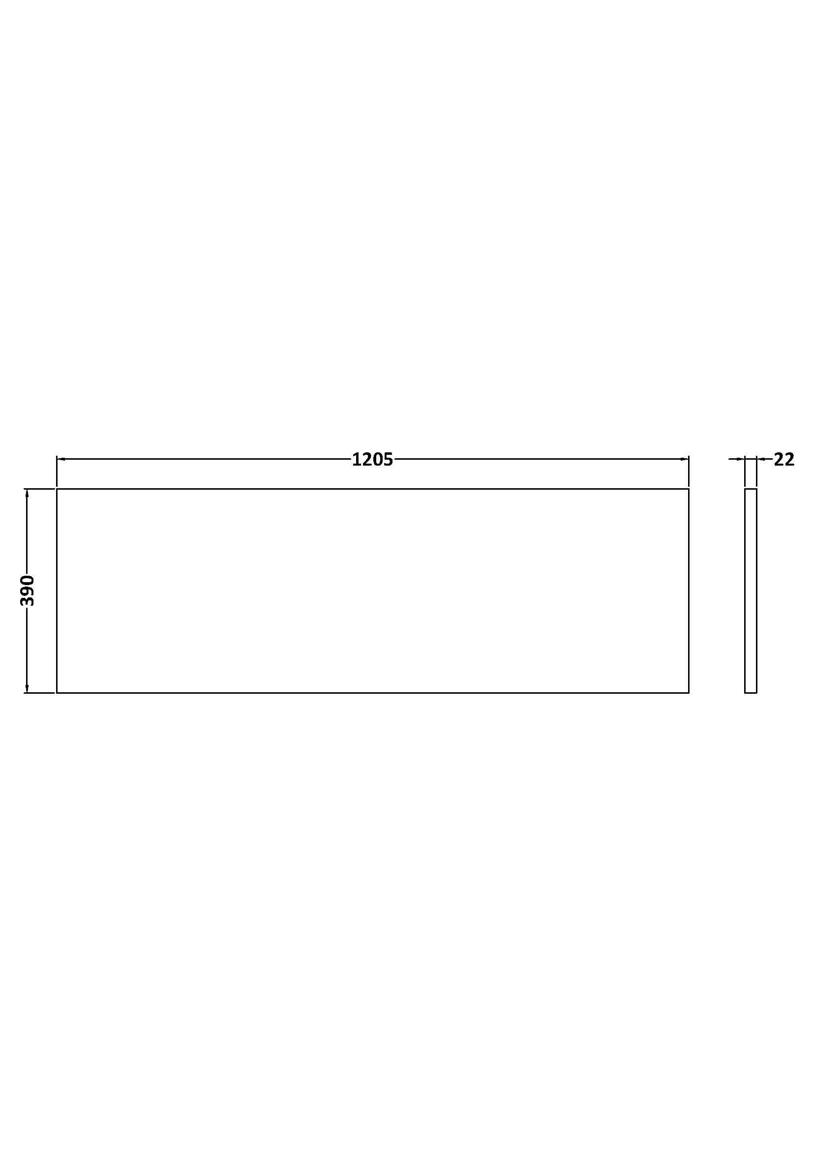 Hudson Reed Athena Laminate Worktop, Durable Stone-Look Bathroom Worktop for Vanity Units and Solid Surface Countertops in Premium Bellato Grey Finish, 1205mm