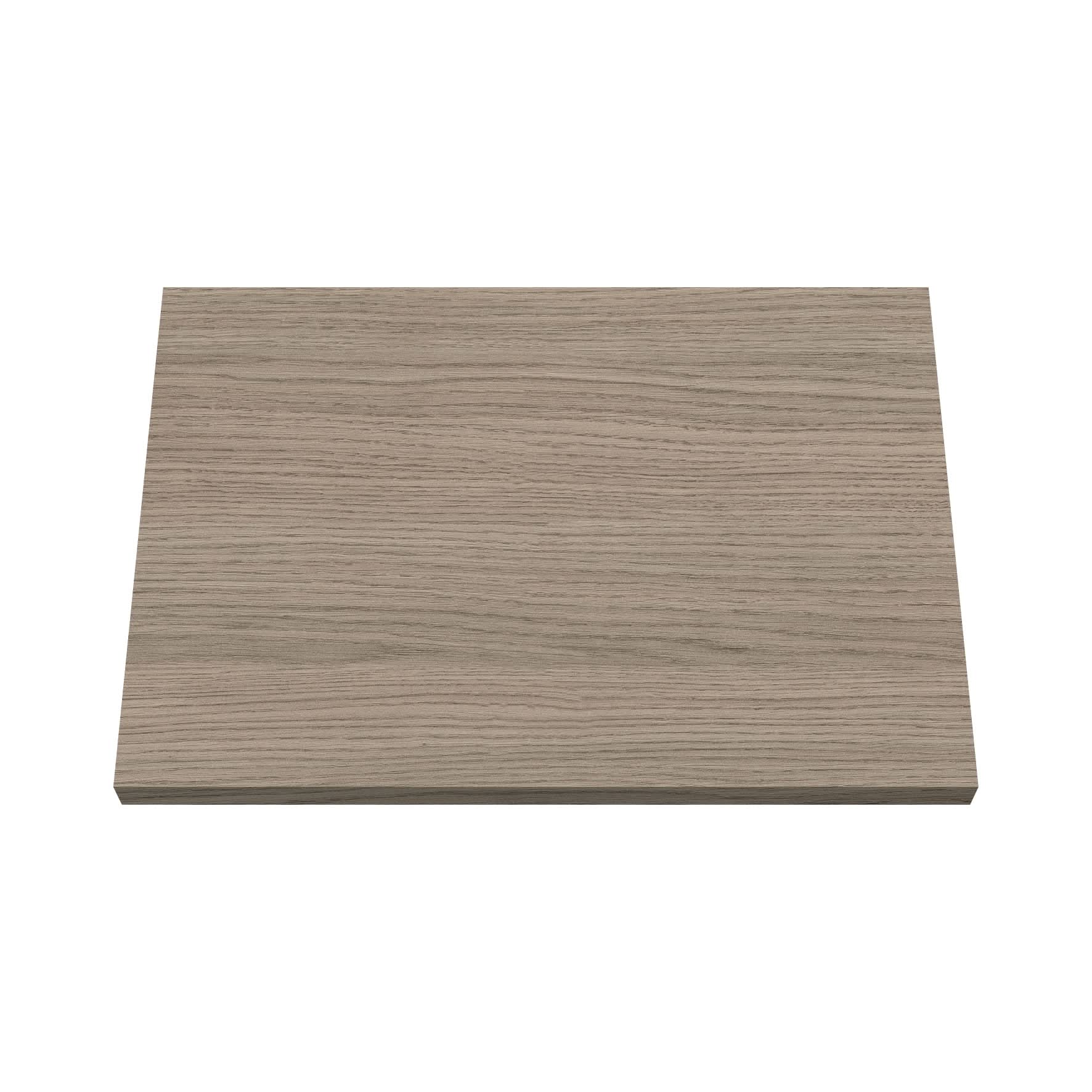 Hudson Reed Arno Solid Surface Worktop for Bathroom Vanities, Durable Stone Countertop for Modern Bathroom and Vanity Units in Premium Solace Oak Finish, 1200mm