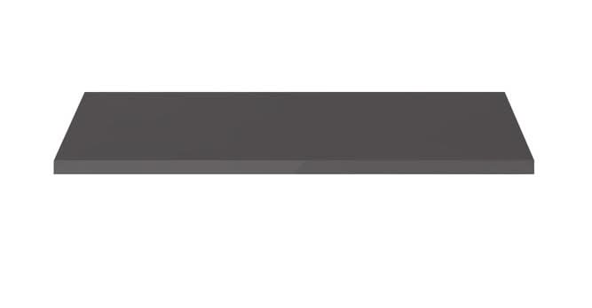 Hudson Reed Solid Surface Worktop for Bathroom Vanities, Durable Stone Countertop for Modern Bathroom and Vanity Units in Premium Gloss Grey Finish, 500mm