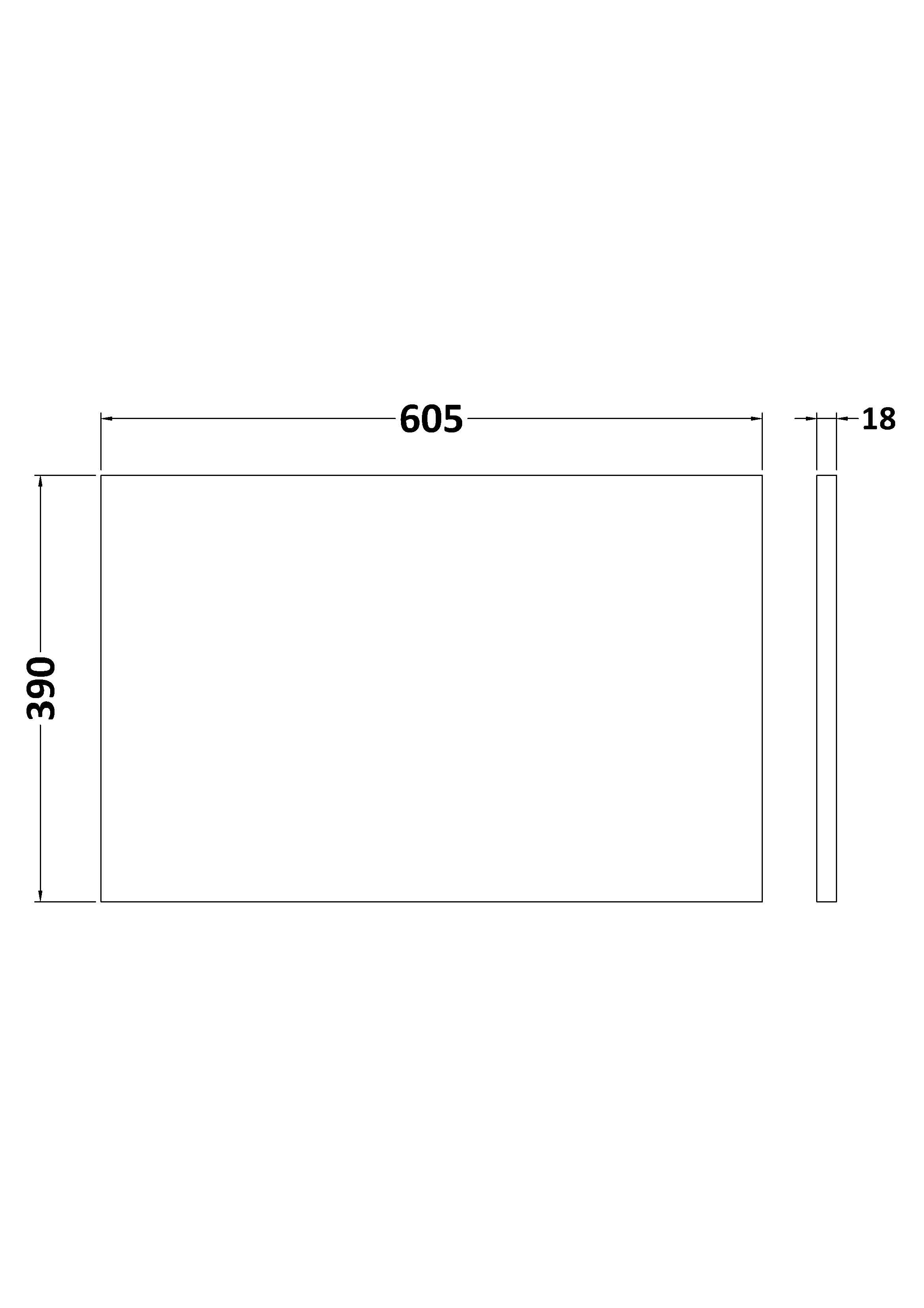Hudson Reed Arno Solid Surface Worktop for Bathroom Vanities, Durable Stone Countertop for Modern Bathroom and Vanity Units in Premium Satin Green, 600mm