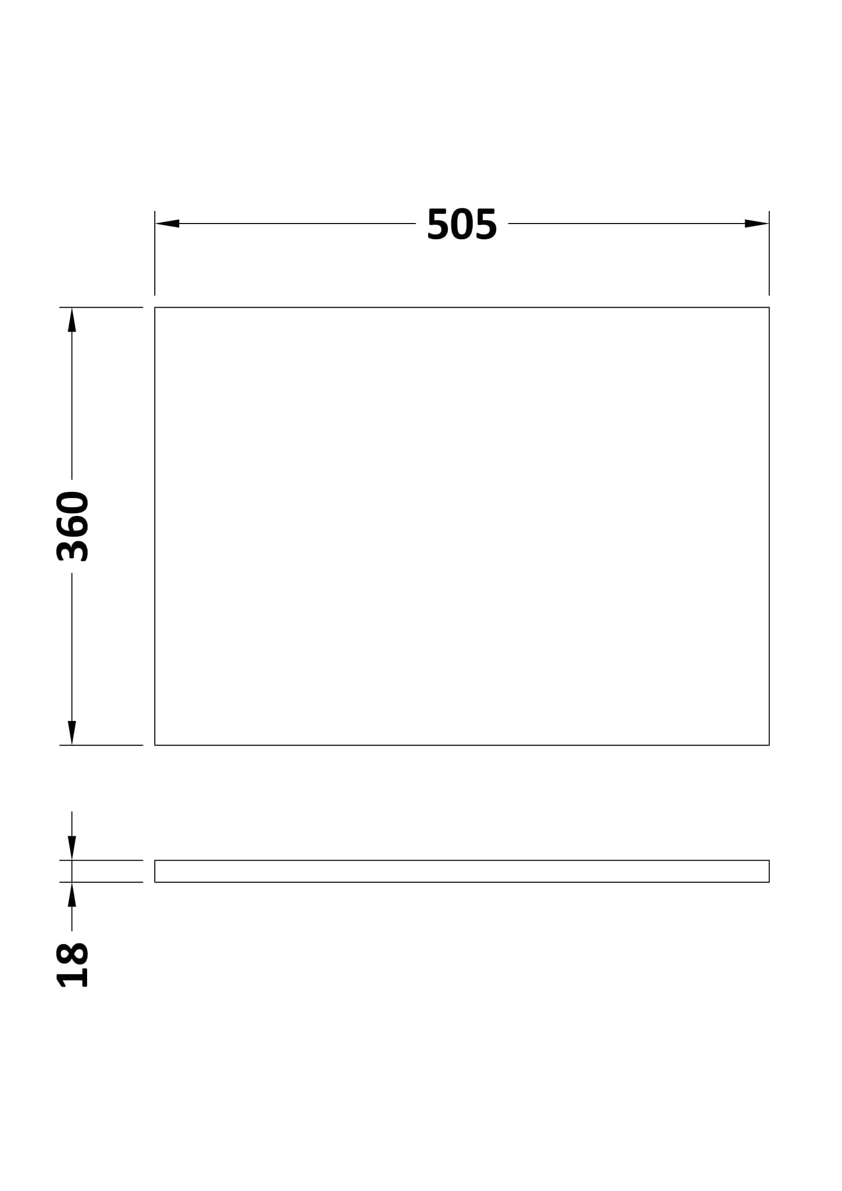 Hudson Reed Fusion WC Unit Worktop, Compact Durable Solid Surface Bathroom Countertop Designed for Modern Fitted Toilet Units in Premium Gloss Grey Finish, 605X360