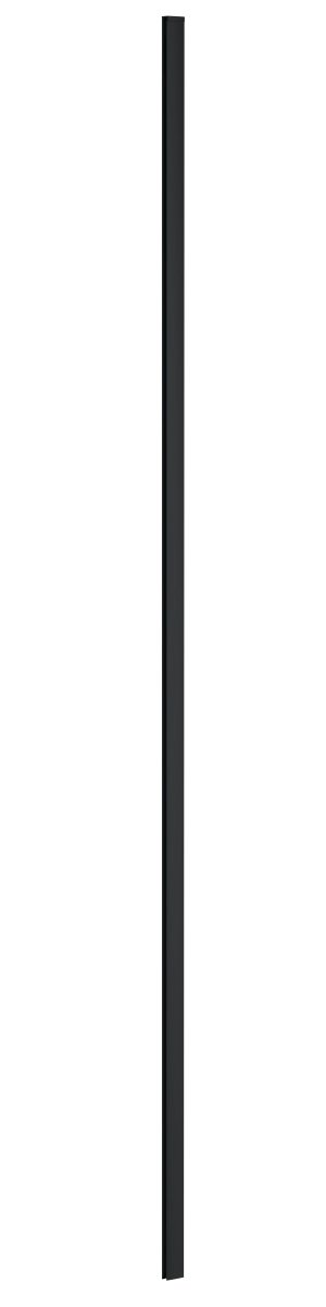 Hudson Reed Wetroom Wall Channel & Top Bar Kit, Wetroom Screens Accessories for Glass Panel & Shower Screen in Matt Black, 1950mm