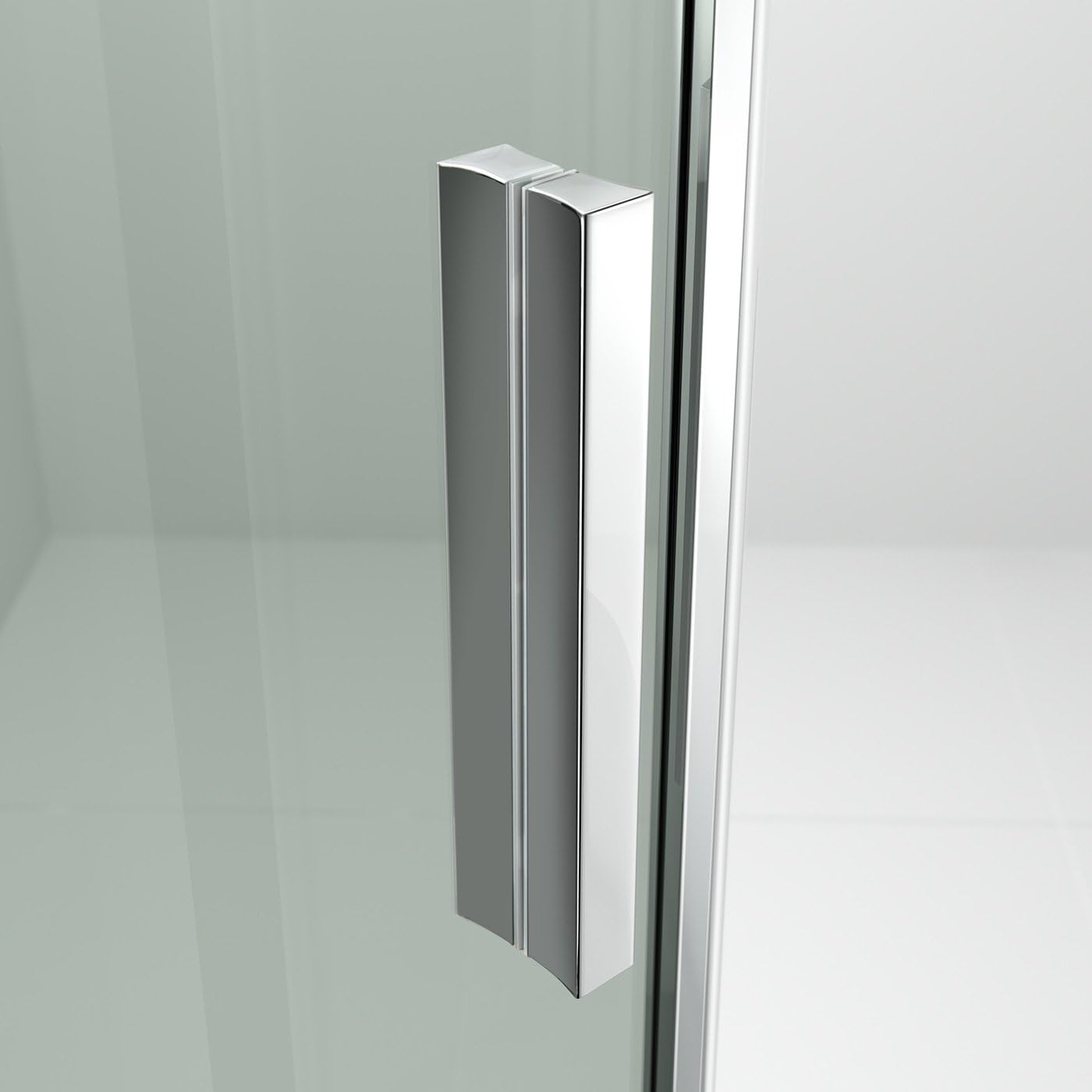 iBathUK Solis Bifold EasyClean Glass Shower Enclosure, Reversible 6mm Folding Door, 760mm