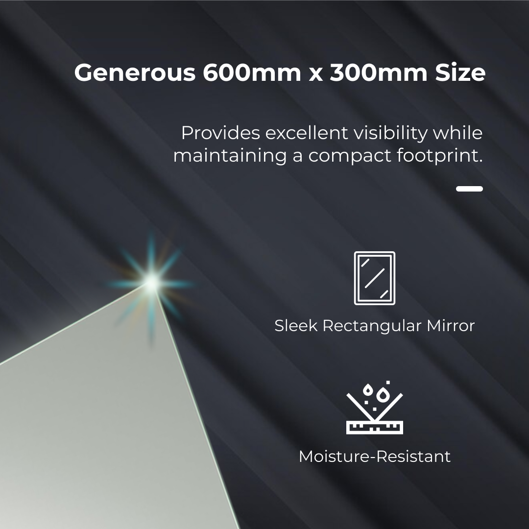 iBathUK Arcade Wall Mounted Corner Bathroom Mirror Cabinet, Stainless Steel Hinged Door Storage Unit with 2 Shelves, Modern Plain Mirror Design for Small Bathrooms and Cloakrooms in Silver, 300mm