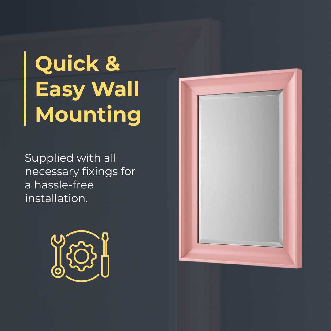 iBathUK Revix 700 x 500mm Bevelled Framed Bathroom Mirror