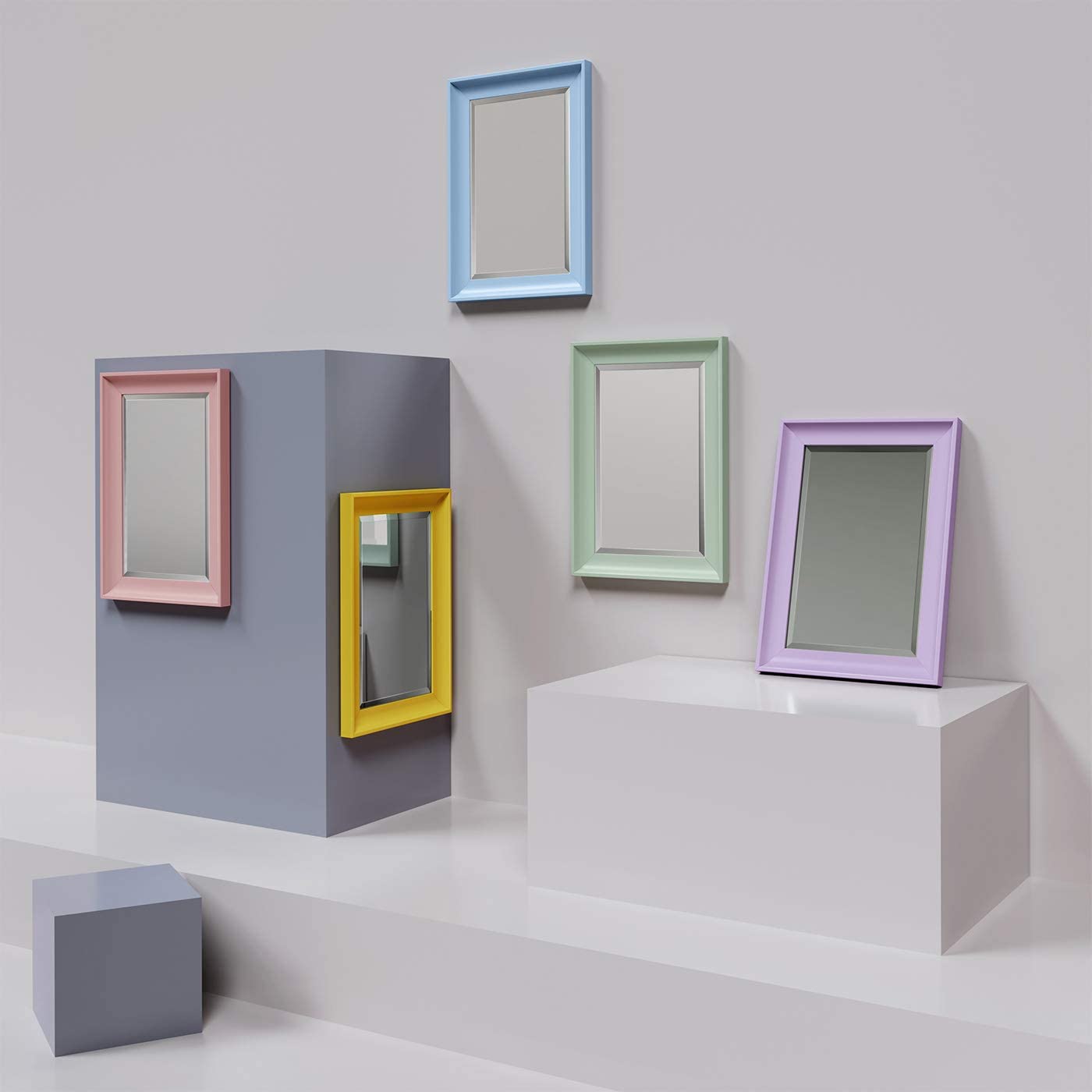 iBathUK Revix 700 x 500mm Bevelled Framed Bathroom Mirror