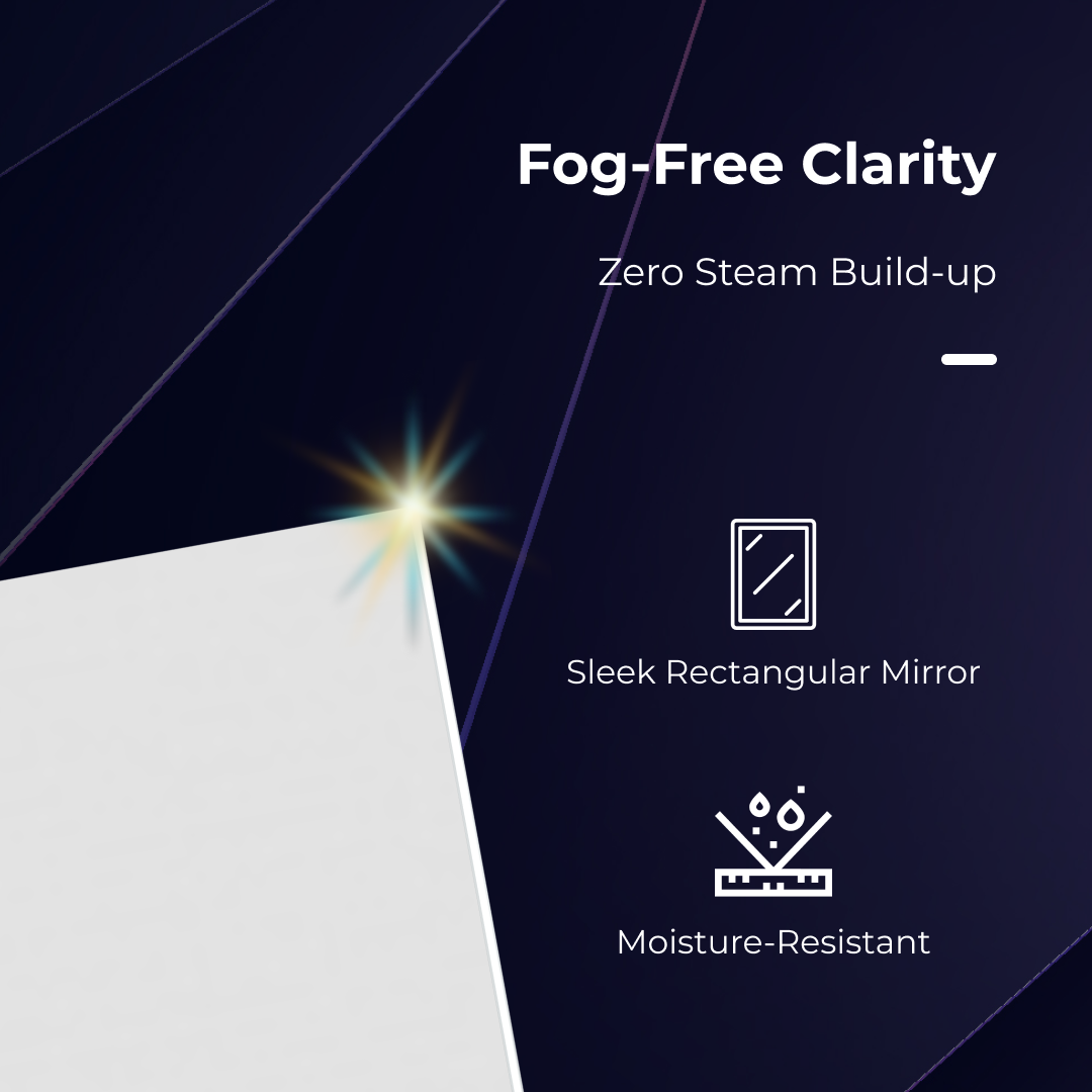 iBathUK Aurora Wall Mounted LED Bathroom Mirror, Modern Battery Powered Illuminated Mirror with Dual 6500K Cool White Light Strips with Portrait or Landscape Mount in Aluminium Frame, 500 x 700mm