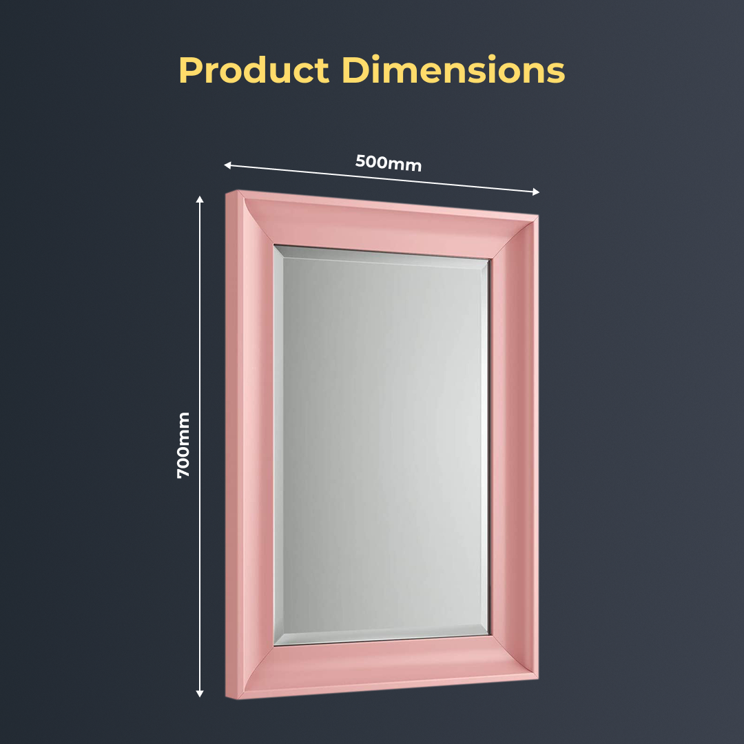 iBathUK Revix 700 x 500mm Bevelled Framed Bathroom Mirror