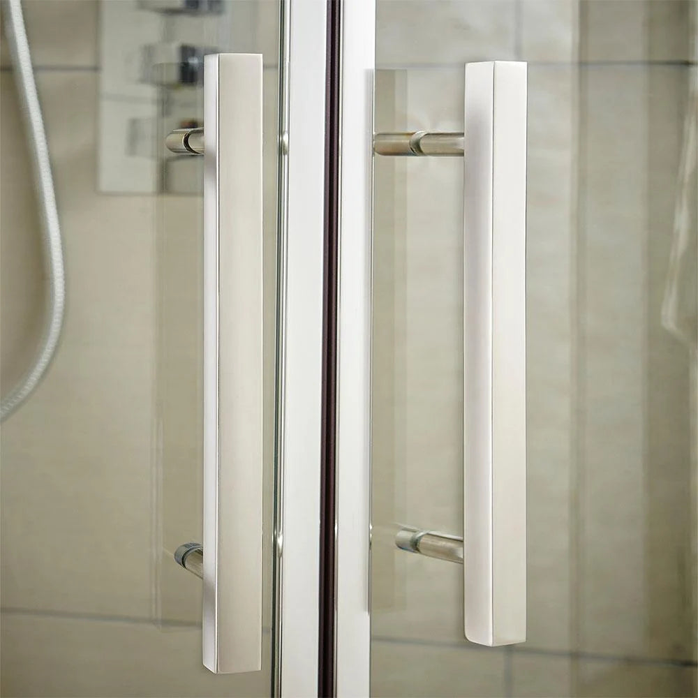 Oasis 8mm Glass Hinged Shower Door - Chrome