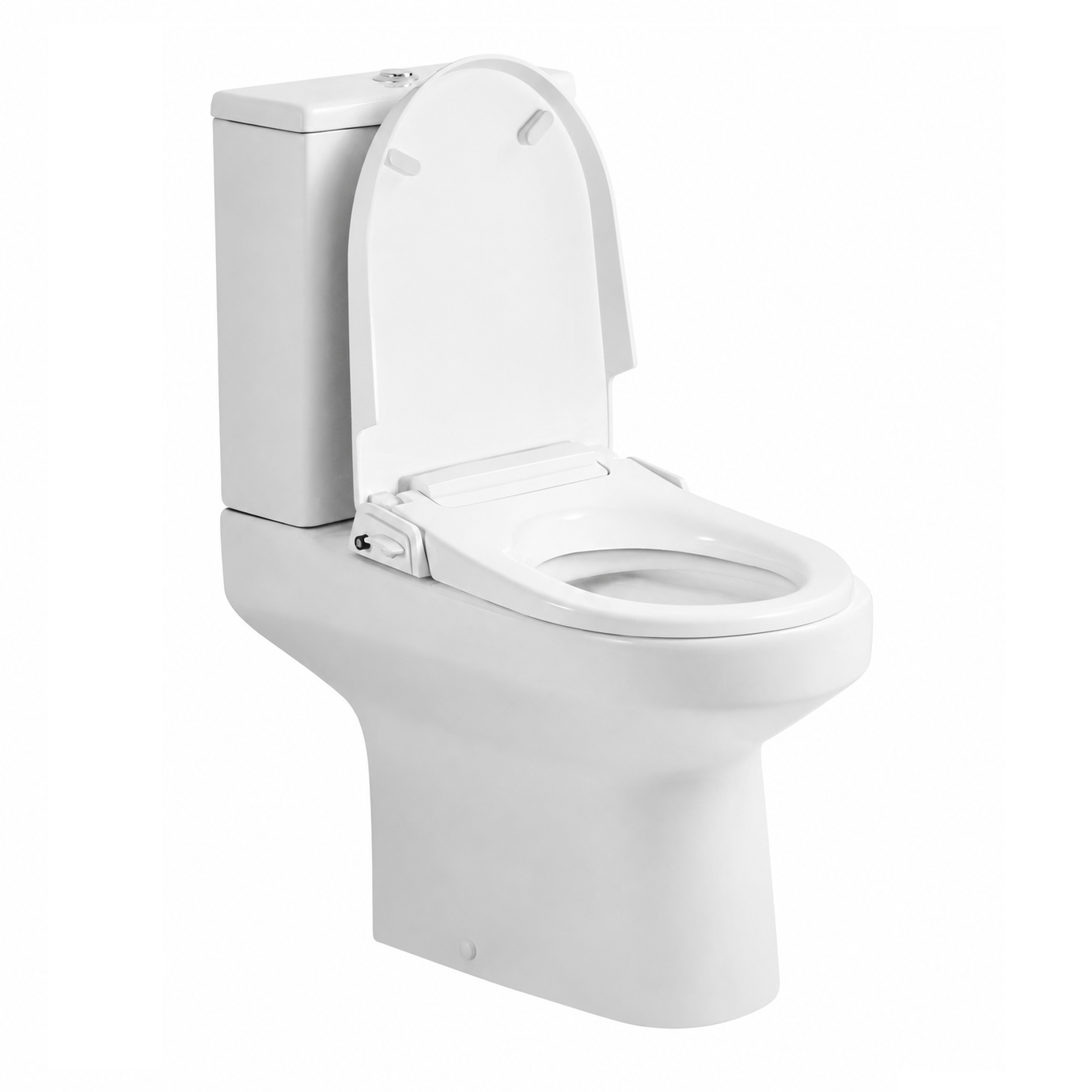Rimini Close Coupled Toilet with Cistern & Soft Close Seat Options - White