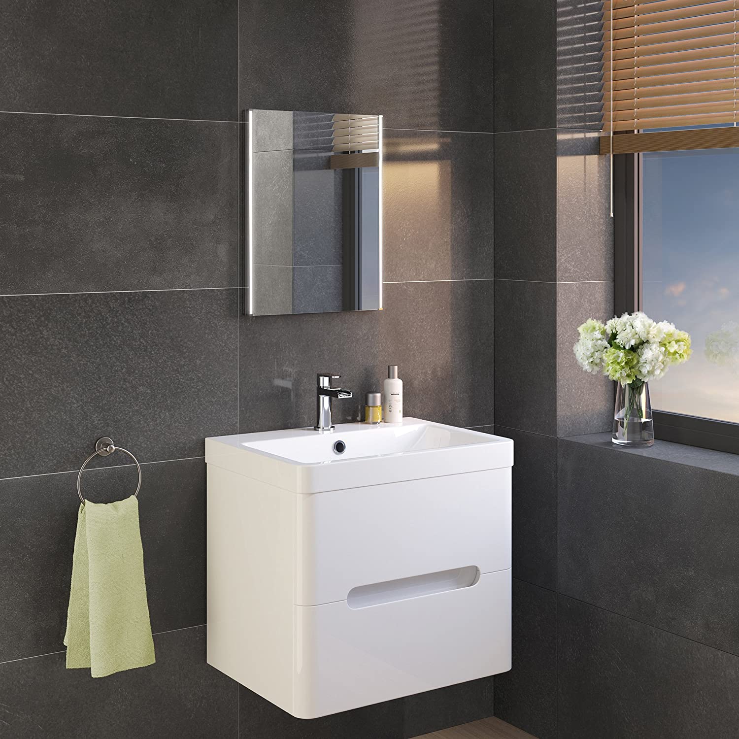 Nebula Infrared Sensor LED Illuminated Mirror with Demister
