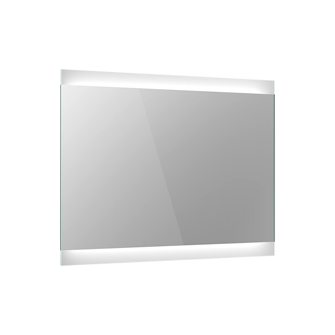 iBathUK Averra LED Illuminated Bathroom Mirror with Demister Pad & Sensor Control - White