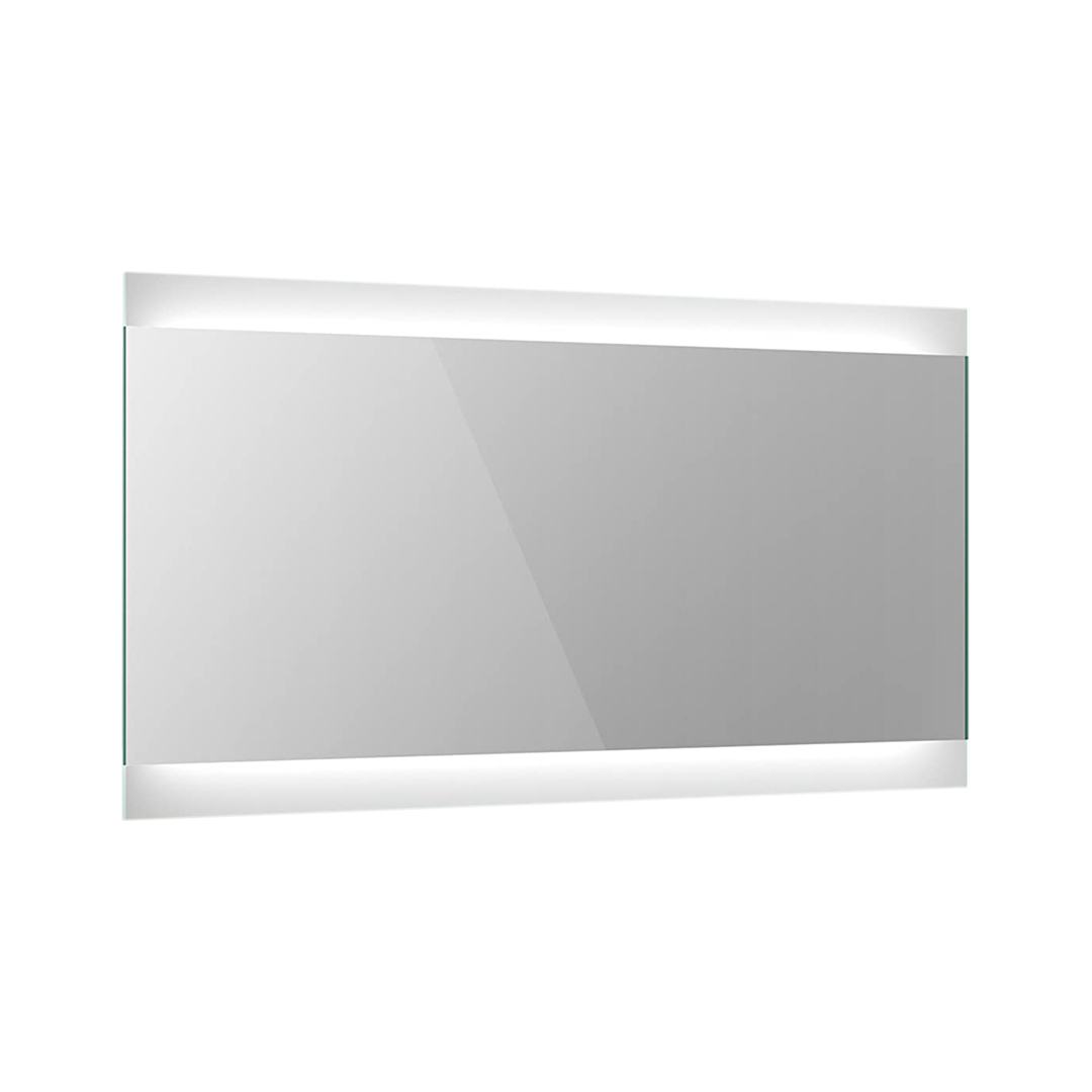 iBathUK Averra LED Illuminated Bathroom Mirror with Demister Pad & Sensor Control - White