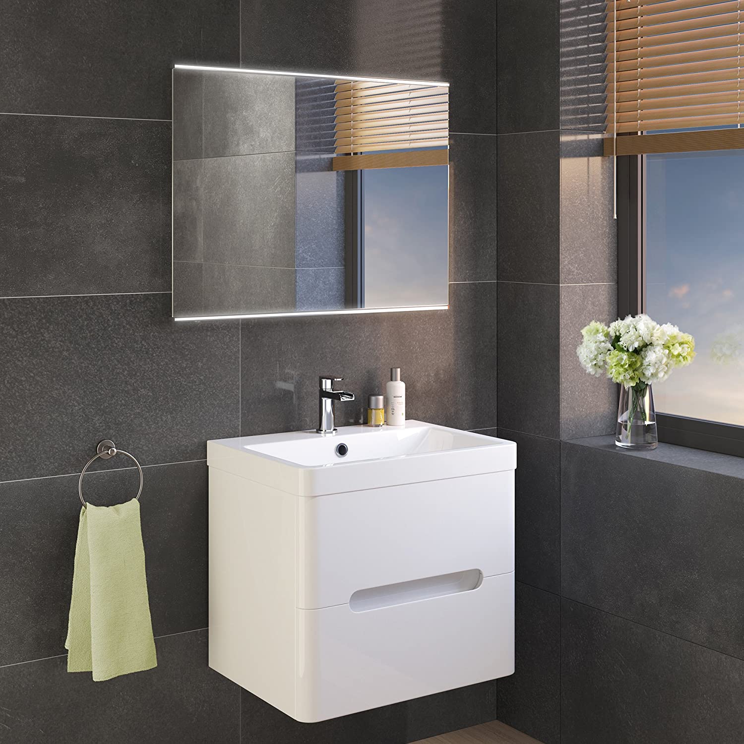 Nebula Infrared Sensor LED Illuminated Mirror with Demister
