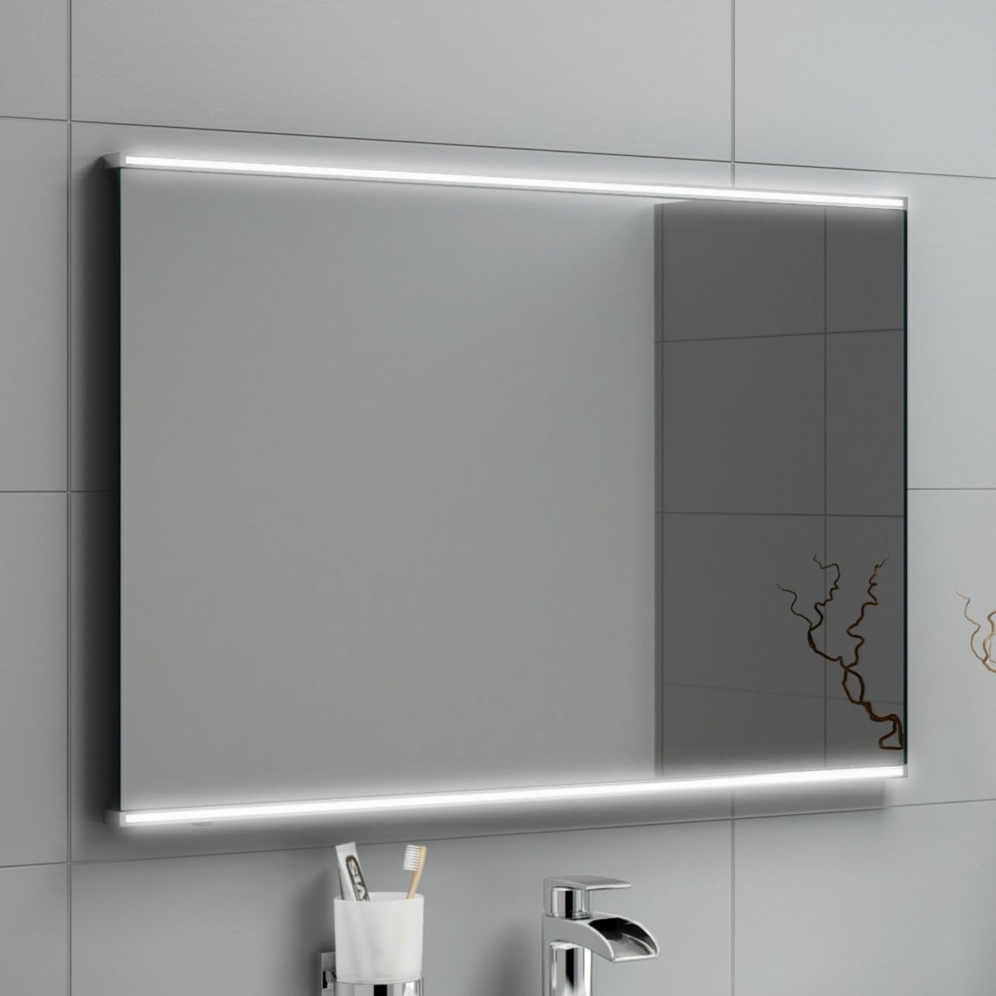 Nebula Infrared Sensor LED Illuminated Mirror with Demister