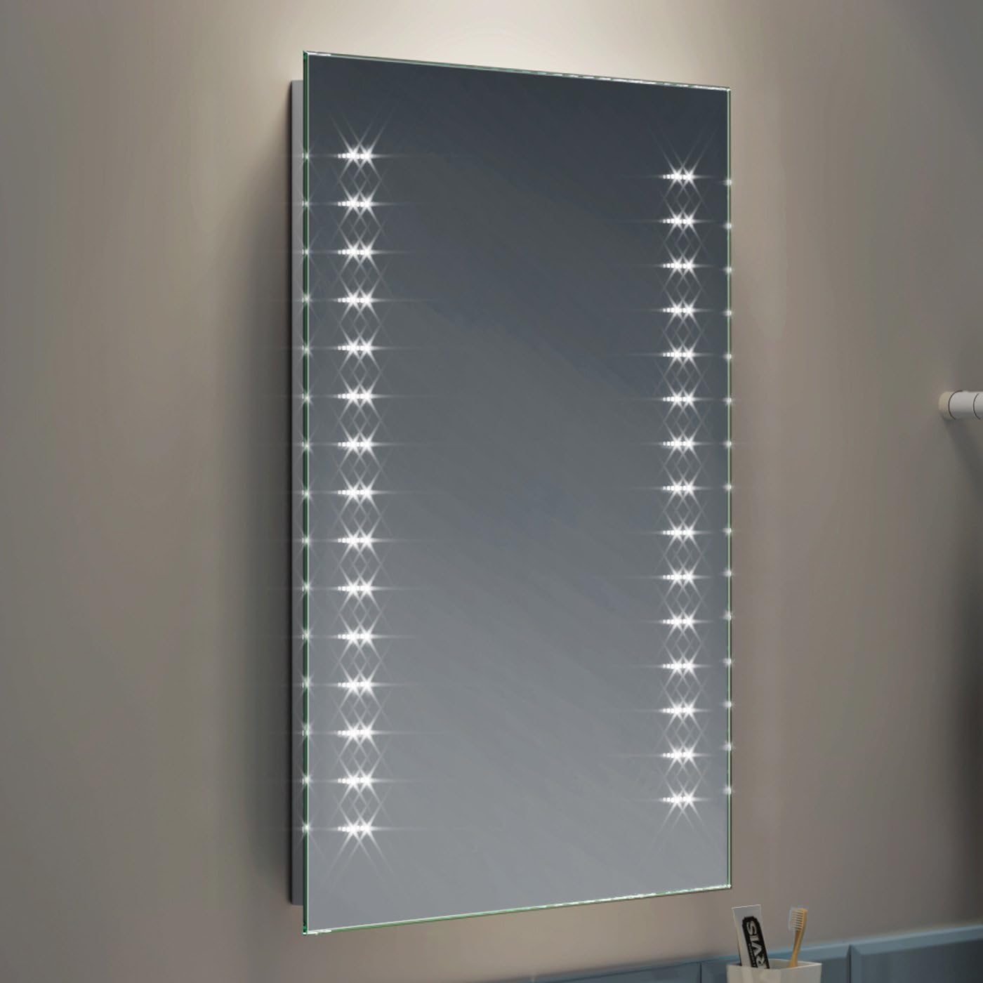 Vega LED Illuminated Rectangular Mirror