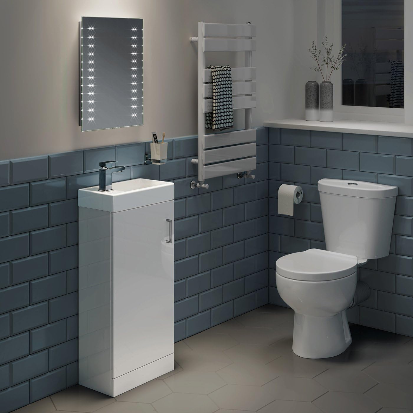 Vega LED Illuminated Rectangular Mirror