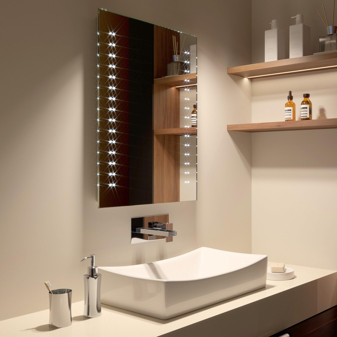 Vega LED Illuminated Rectangular Mirror