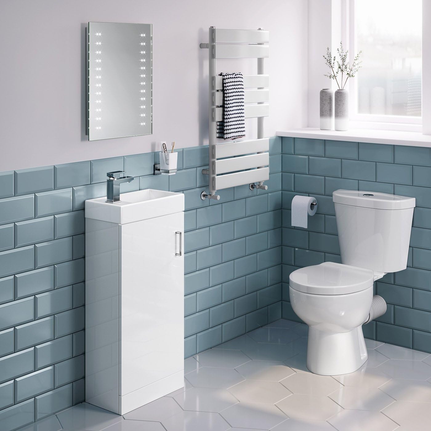 Vega LED Illuminated Rectangular Mirror