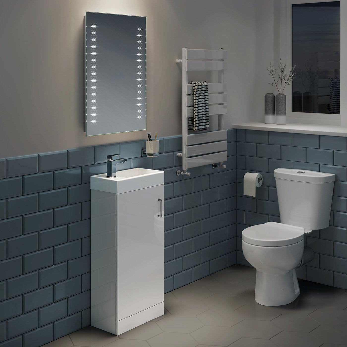 Vega LED Illuminated Rectangular Mirror