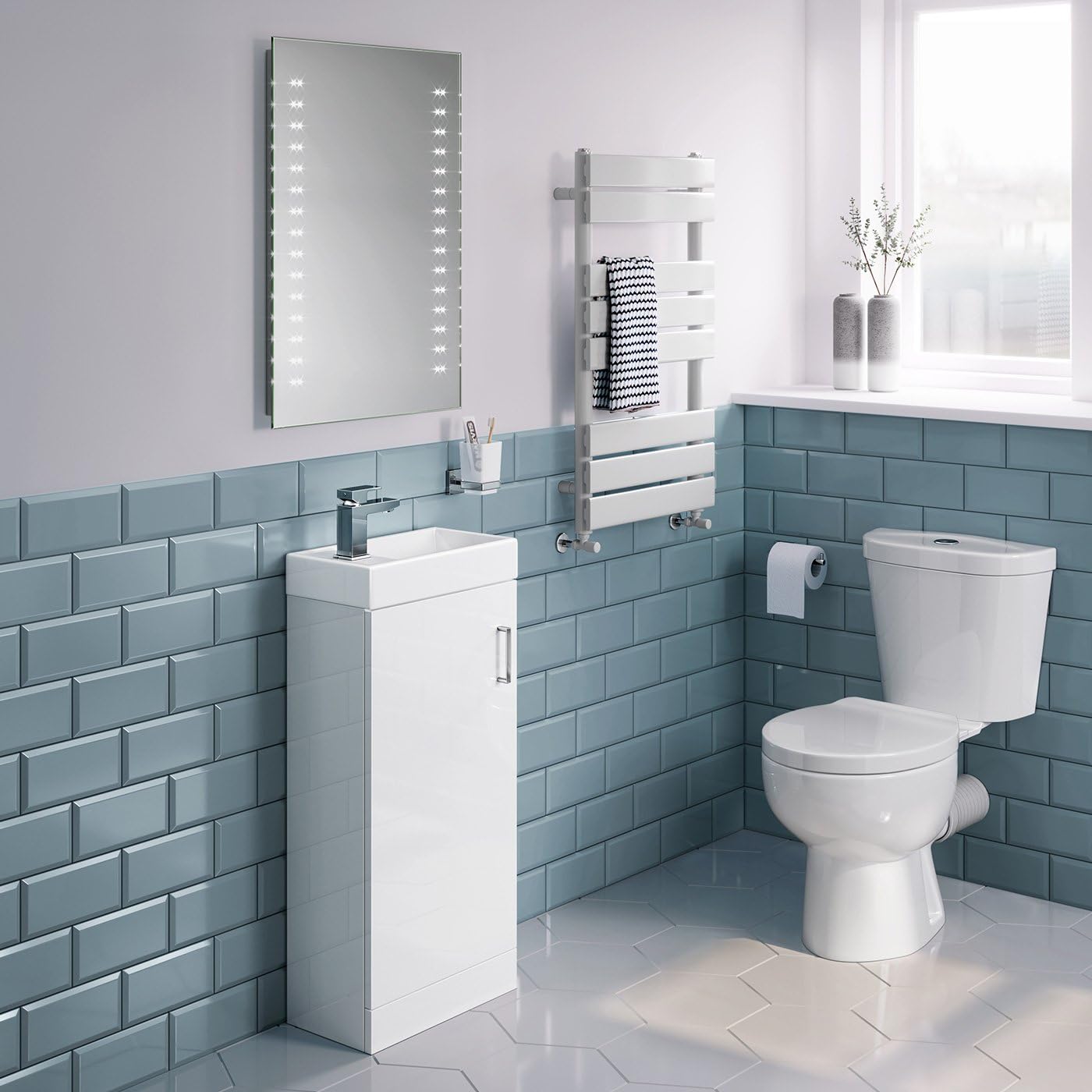 Vega LED Illuminated Rectangular Mirror