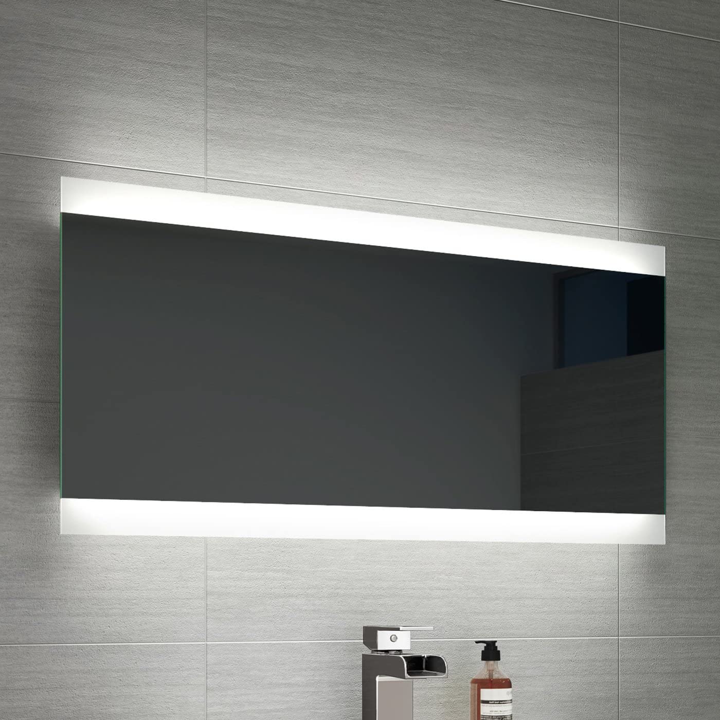 Averra Infrared Sensor LED Illuminated Bathroom Mirror with Demister