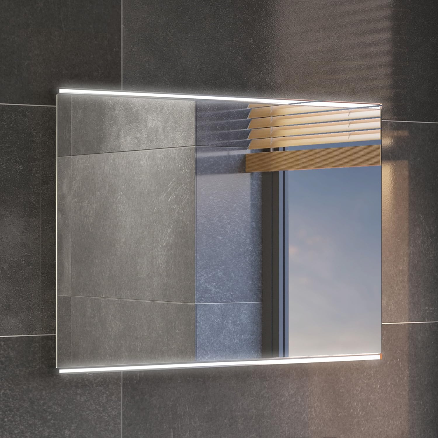 Nebula Infrared Sensor LED Illuminated Mirror with Demister